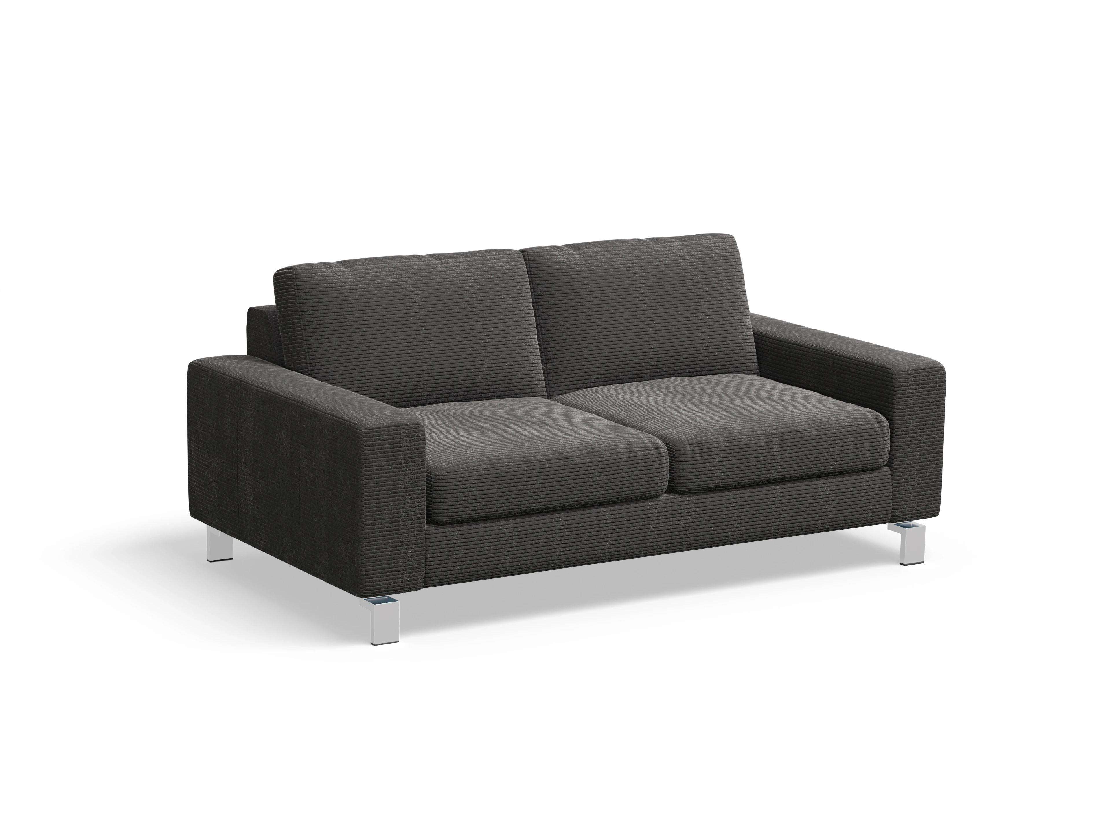 Ansicht des Produktes Indiana 2-Sitzer Sofa in Stoff Grau