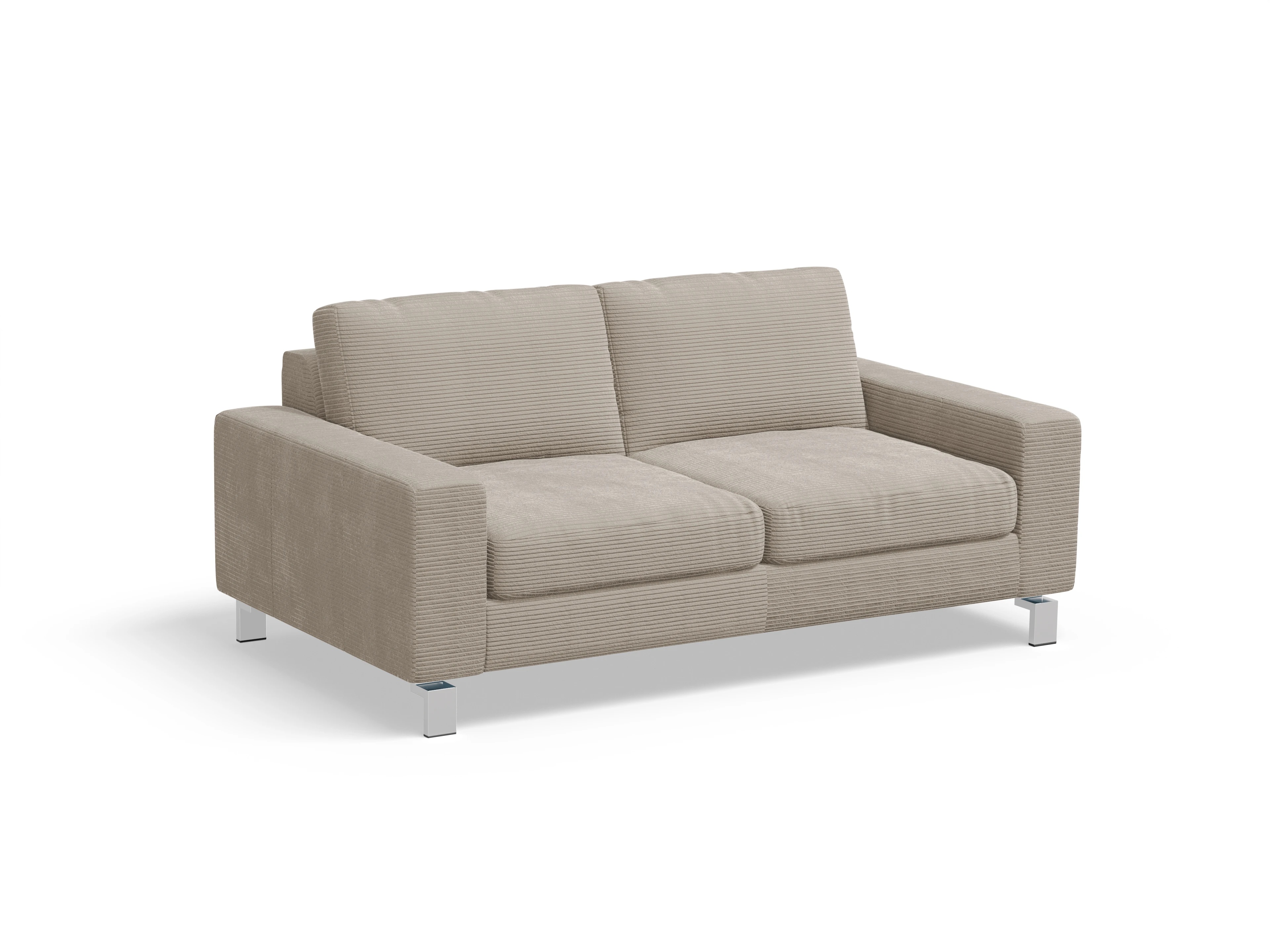 Indiana 2-Sitzer Sofa Large Ansicht des Produktes Indiana 2-Sitzer Sofa in Stoff Braun