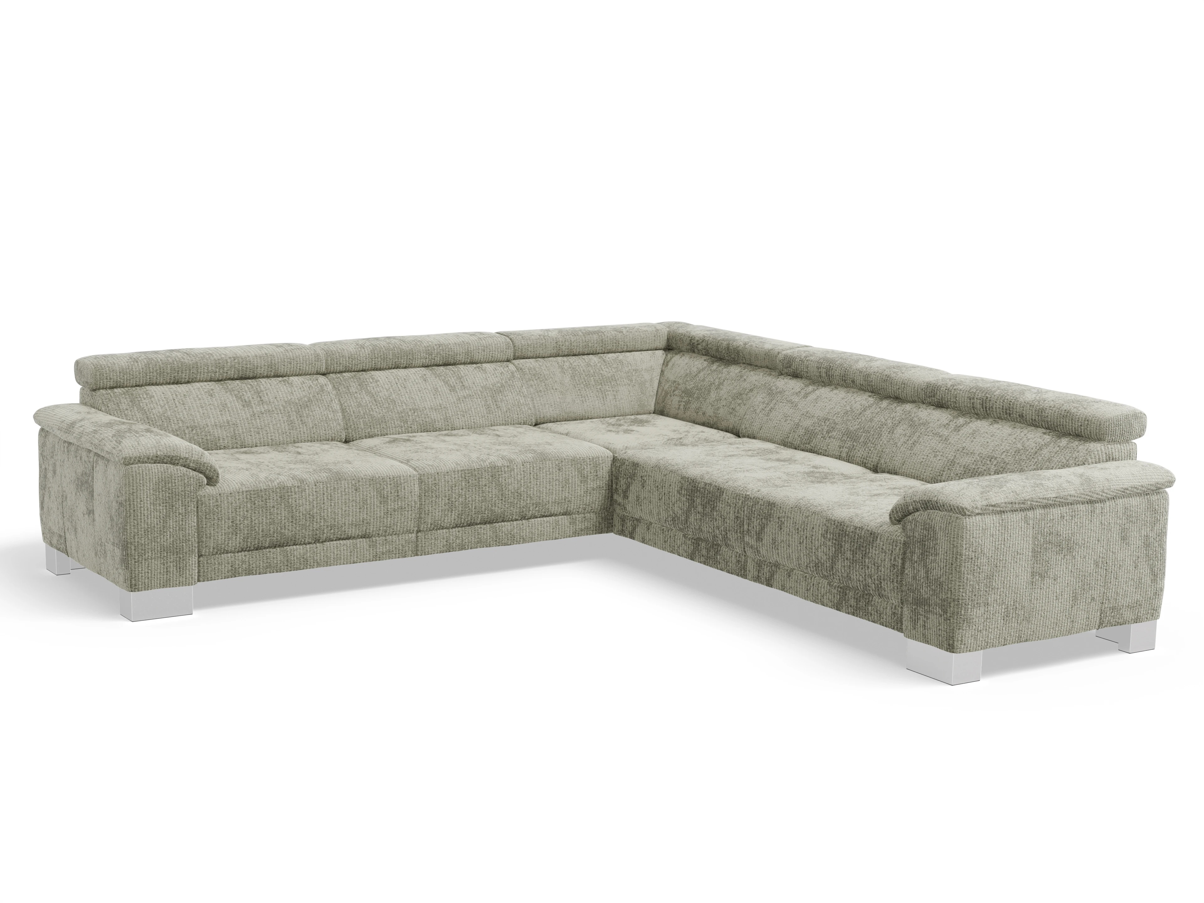Ansicht des Produktes Antonio Ecksofa gleichschenklig in Stoff Grau