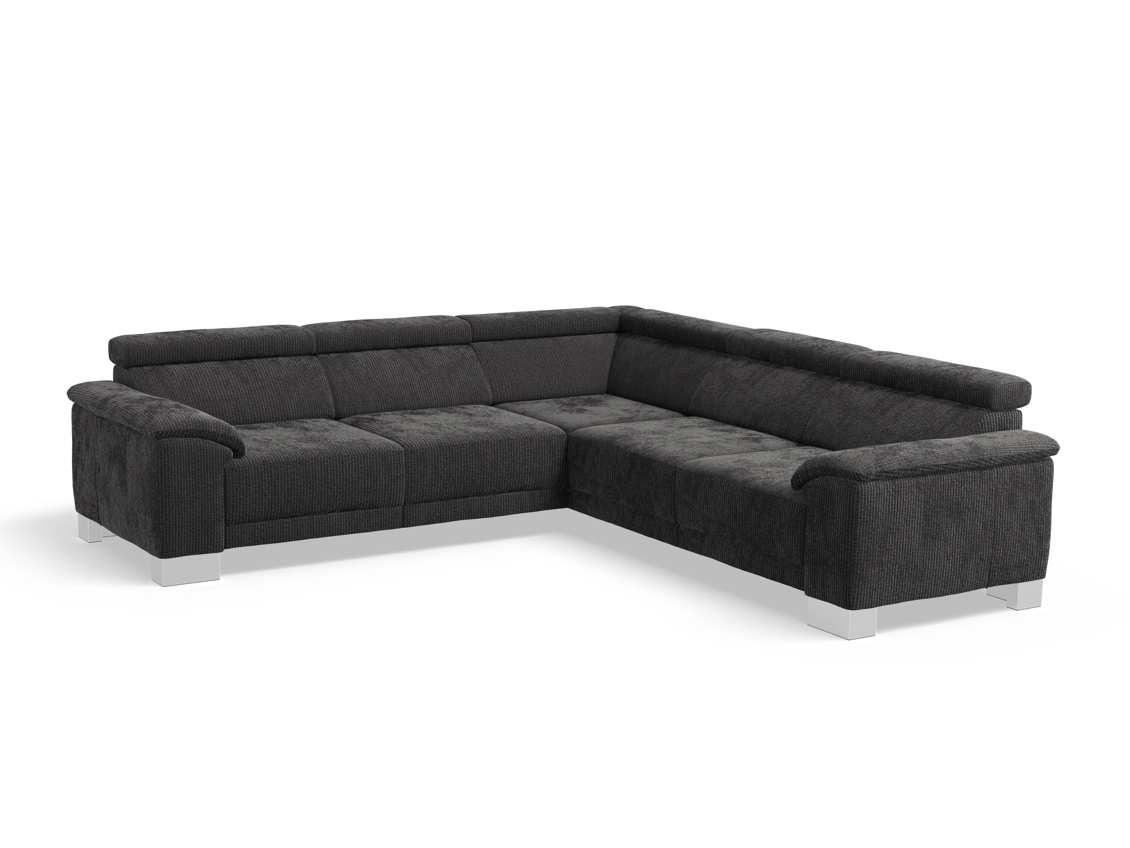 Ansicht des Produktes Antonio Ecksofa gleichschenklig in Stoff Grau