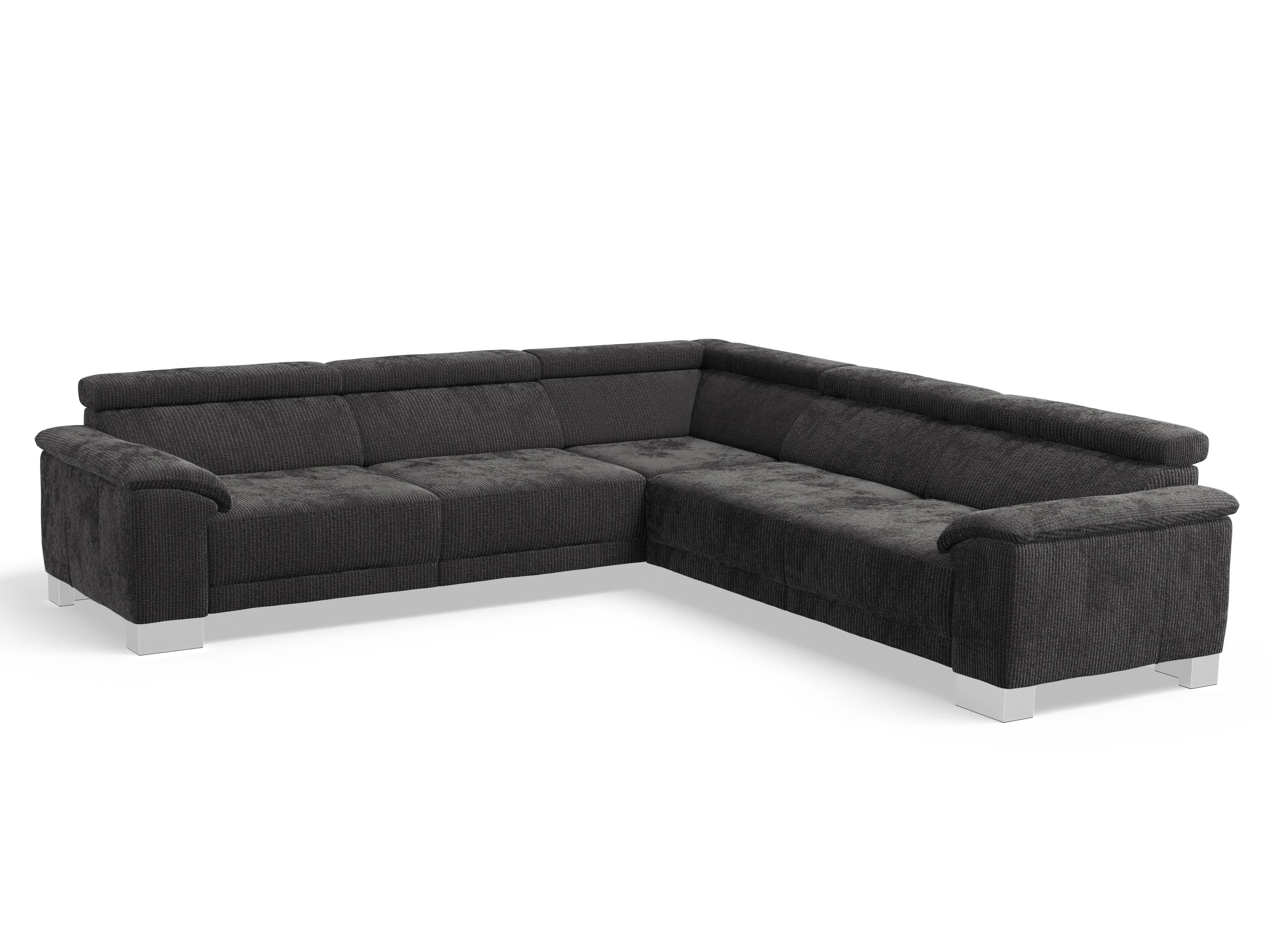 Antonio Ecksofa SPE Large Ansicht des Produktes Antonio Ecksofa gleichschenklig in Stoff Grau