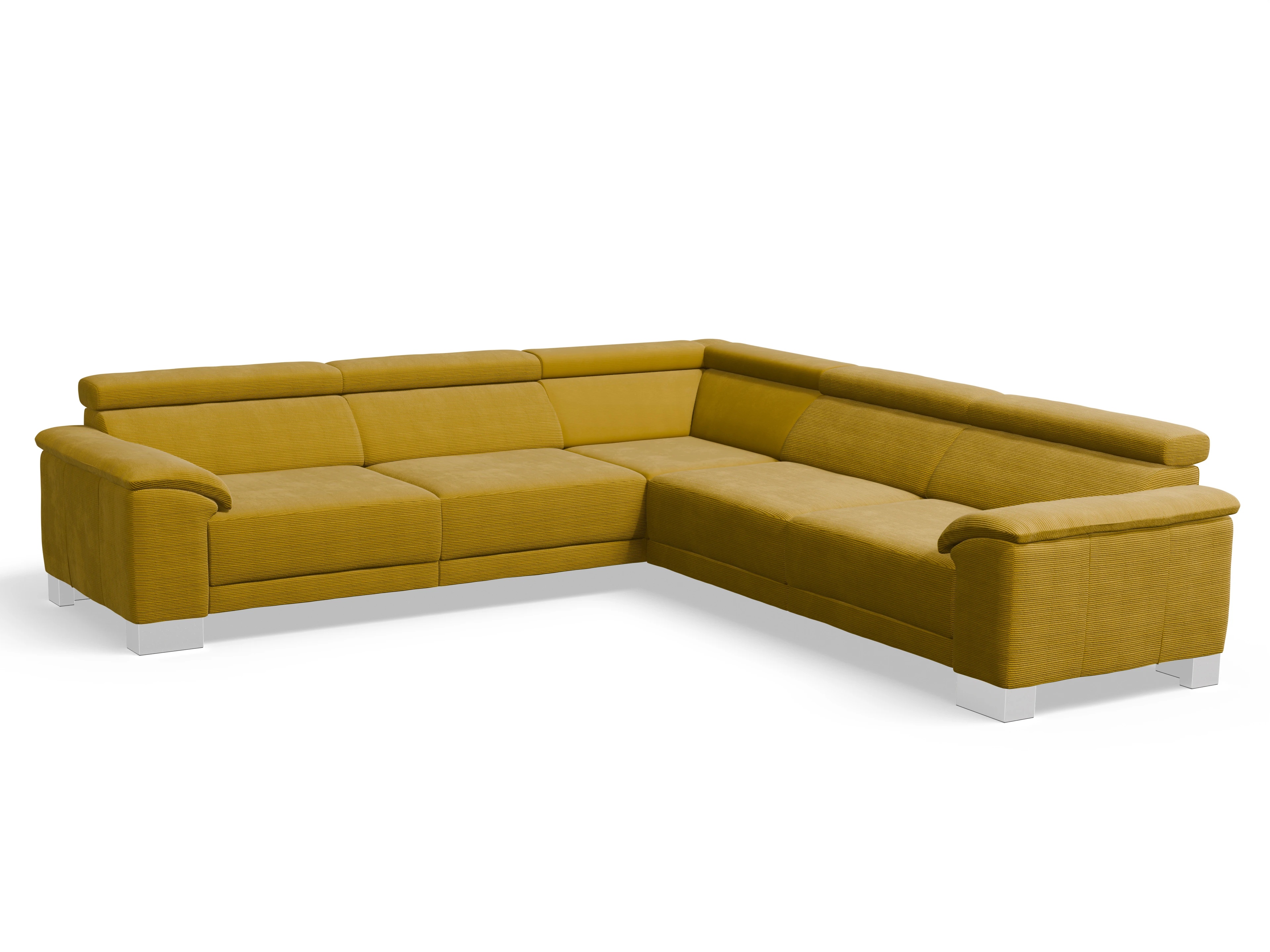 Antonio Ecksofa SPE Large Ansicht des Produktes Antonio Ecksofa gleichschenklig in Stoff Grün