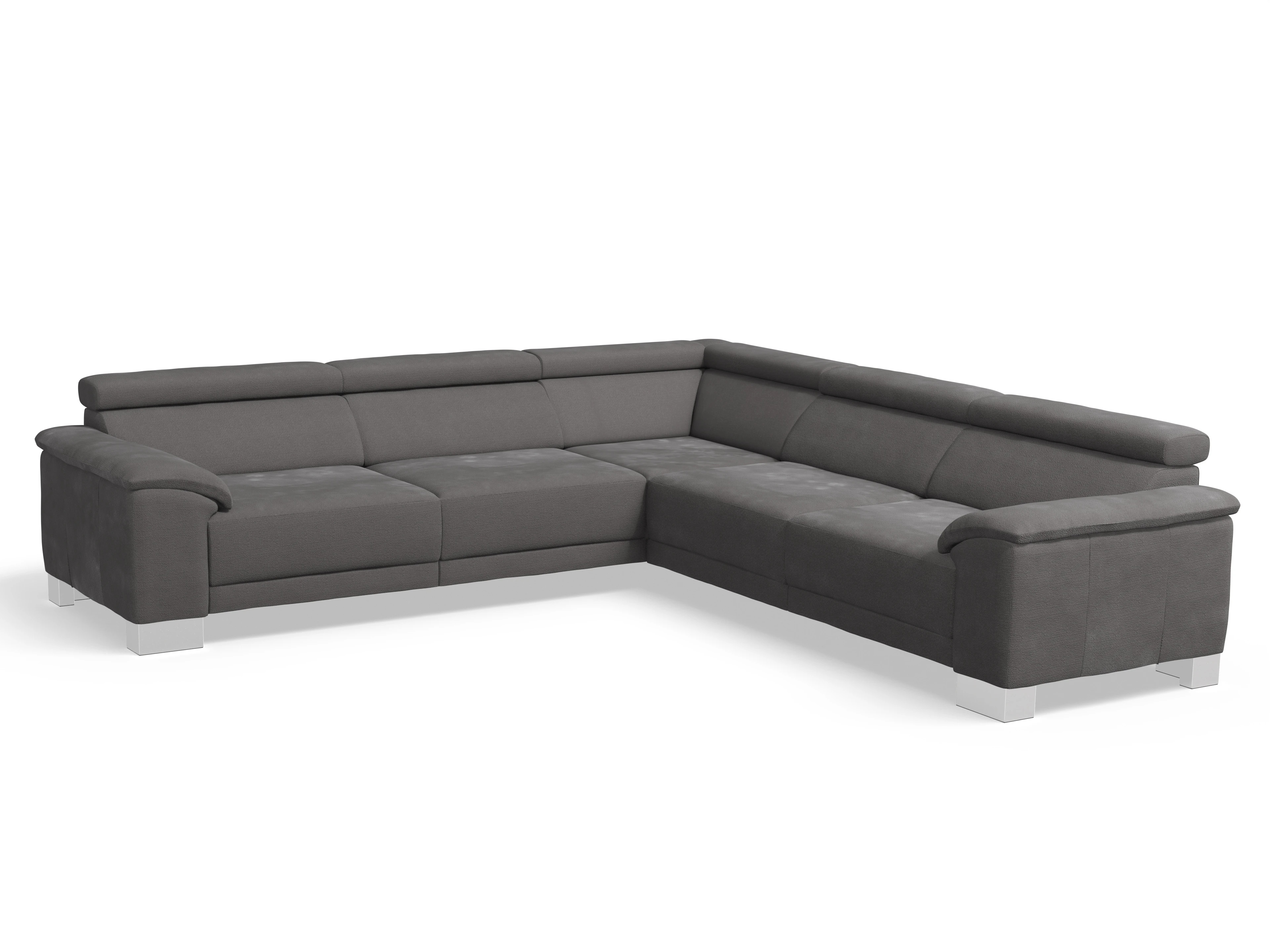 Antonio Ecksofa SPE Large Ansicht des Produktes Antonio Ecksofa gleichschenklig in Stoff Braun
