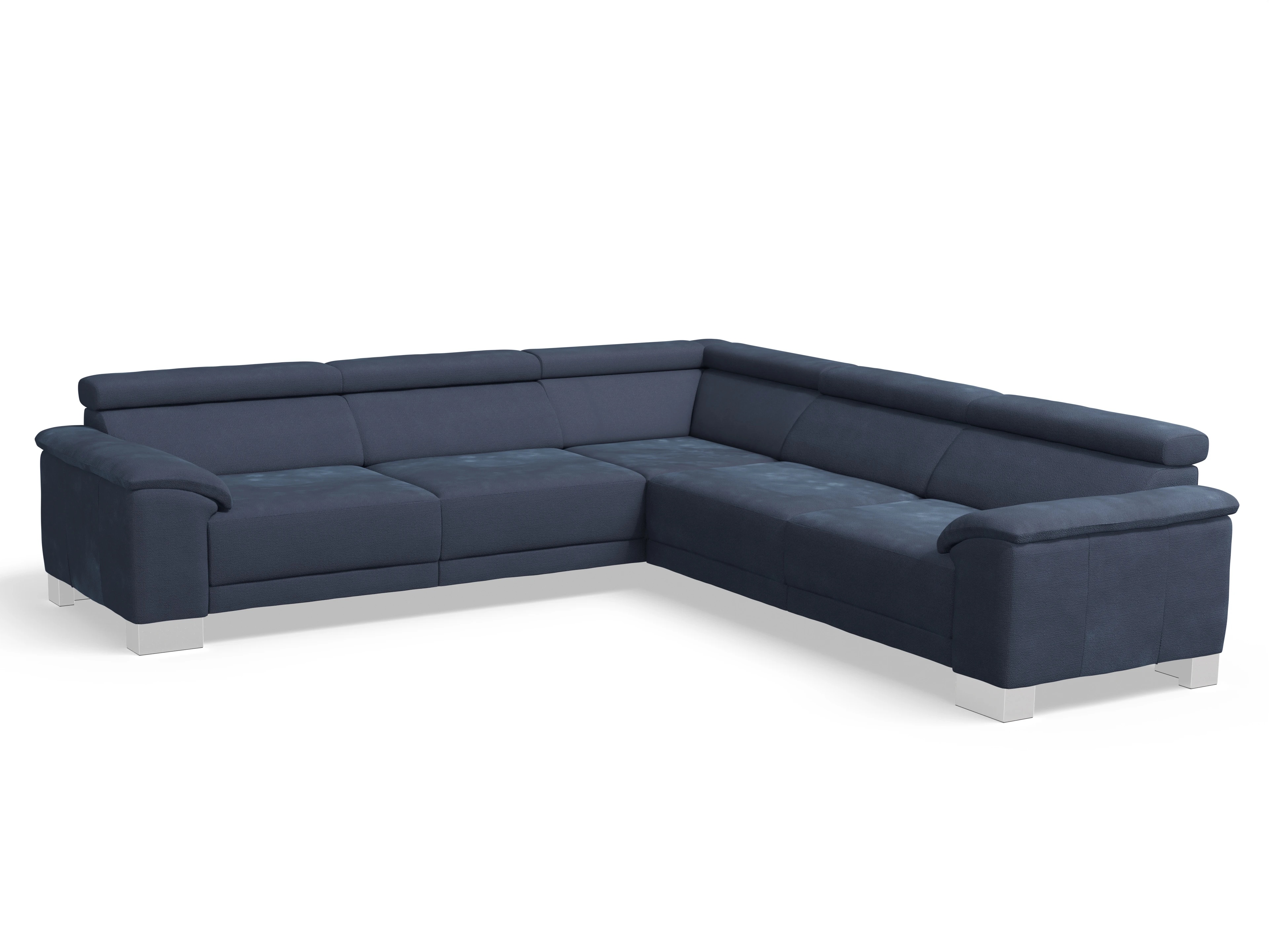 Antonio Ecksofa SPE Large Ansicht des Produktes Antonio Ecksofa gleichschenklig in Stoff Blau