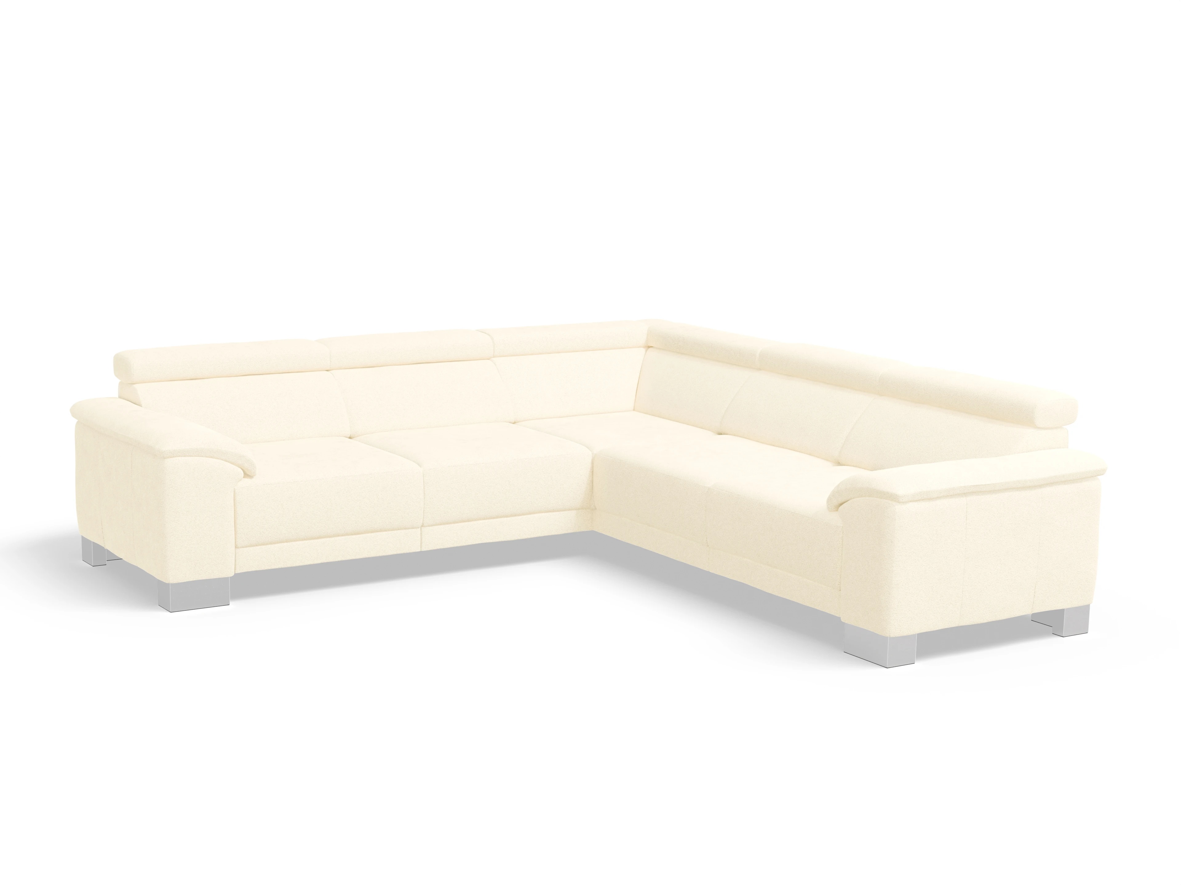 Ansicht des Produktes Antonio Ecksofa gleichschenklig in Stoff Beige