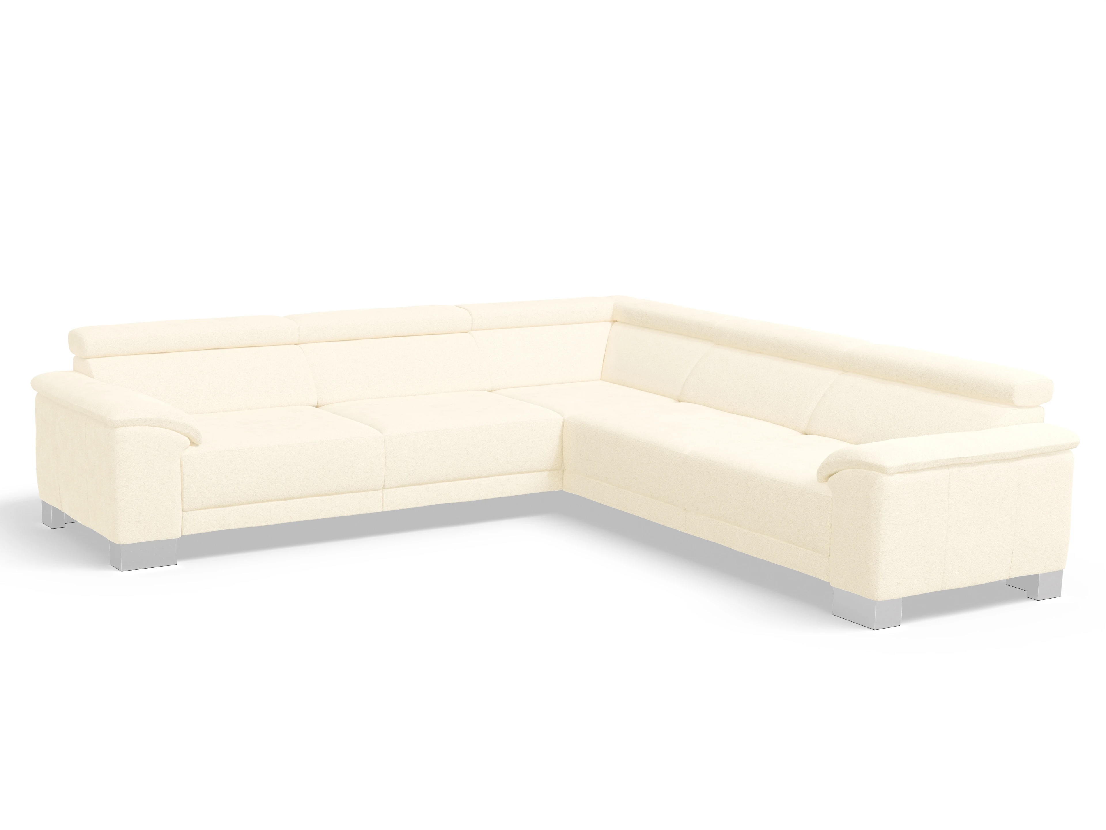 Ansicht des Produktes Antonio Ecksofa gleichschenklig in Stoff Beige