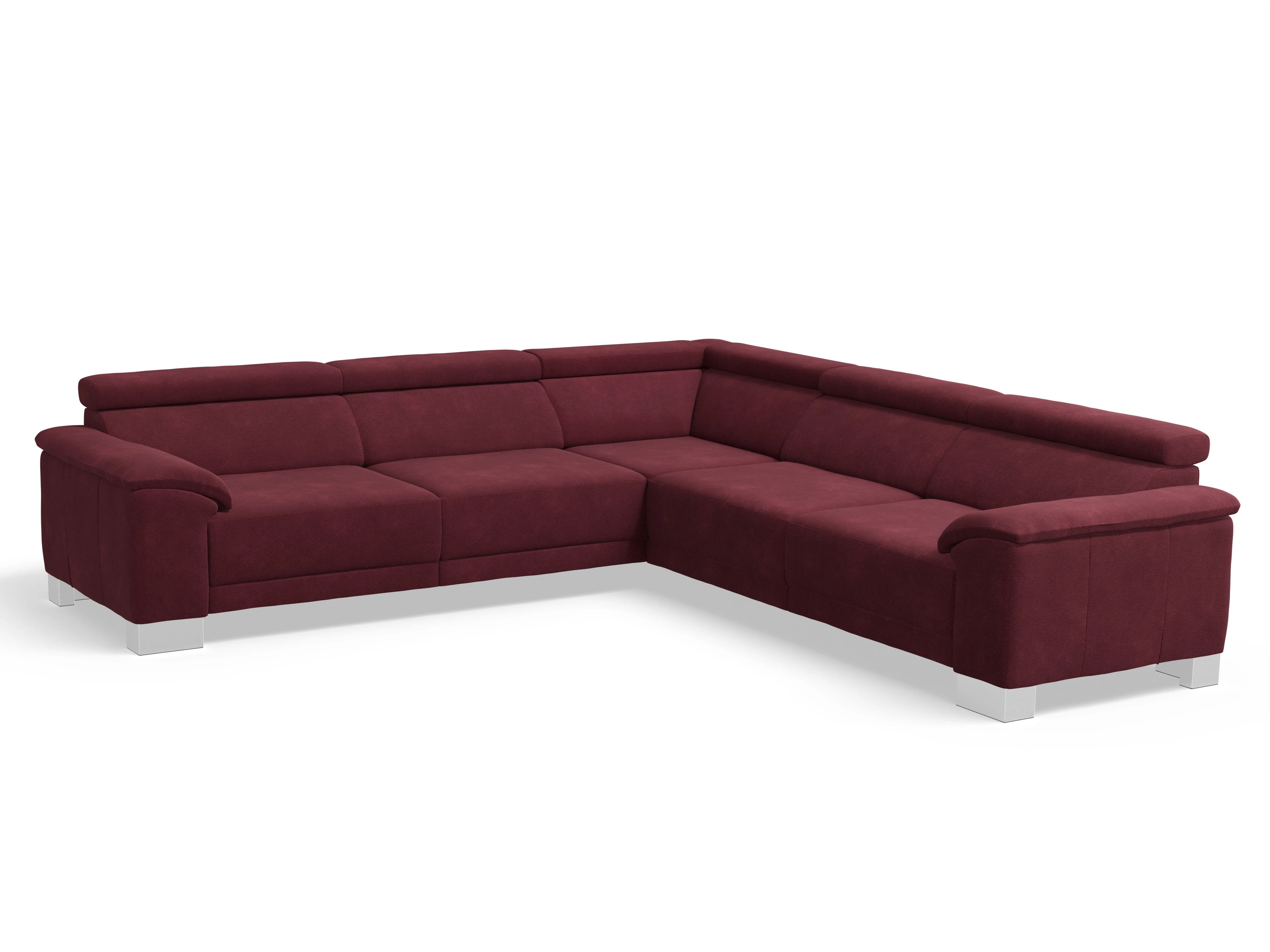 Antonio Ecksofa SPE Large Ansicht des Produktes Antonio Ecksofa gleichschenklig in Stoff Rot