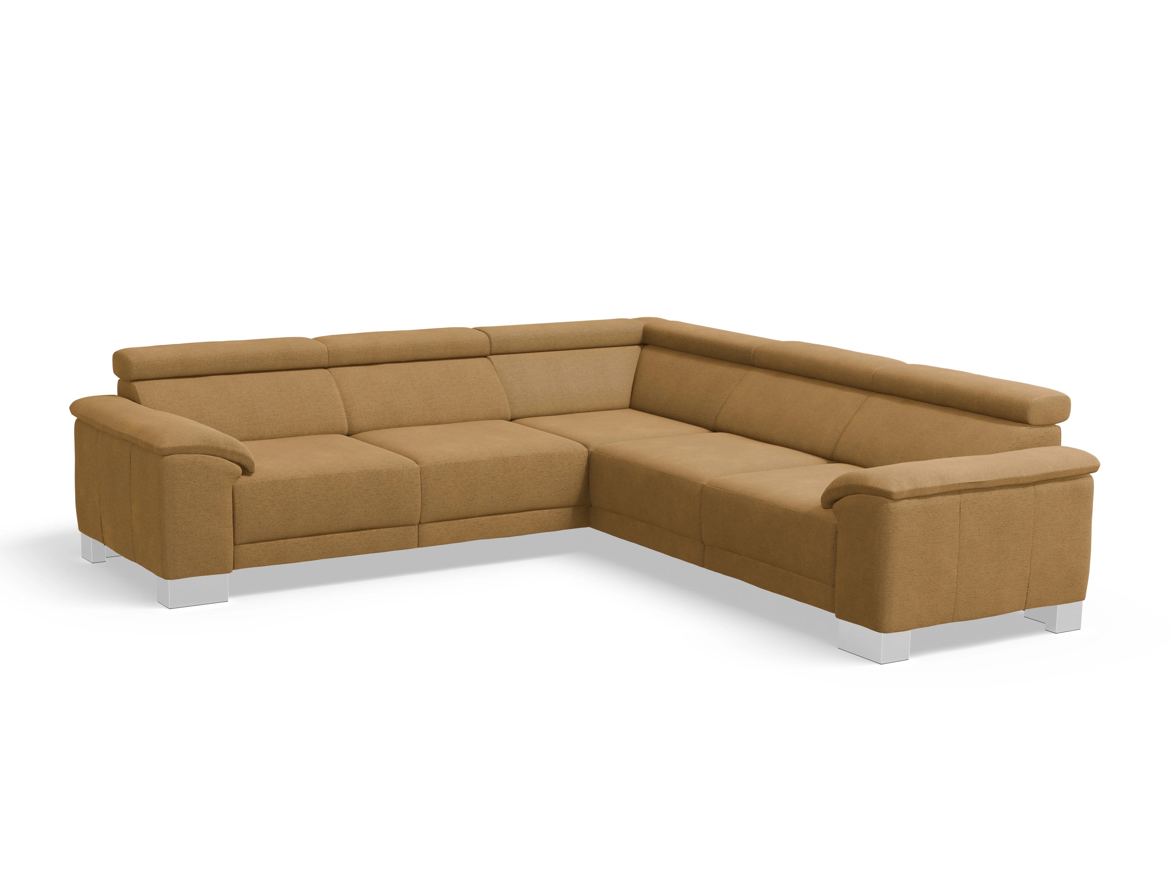Ansicht des Produktes Antonio Ecksofa gleichschenklig in Stoff Orange