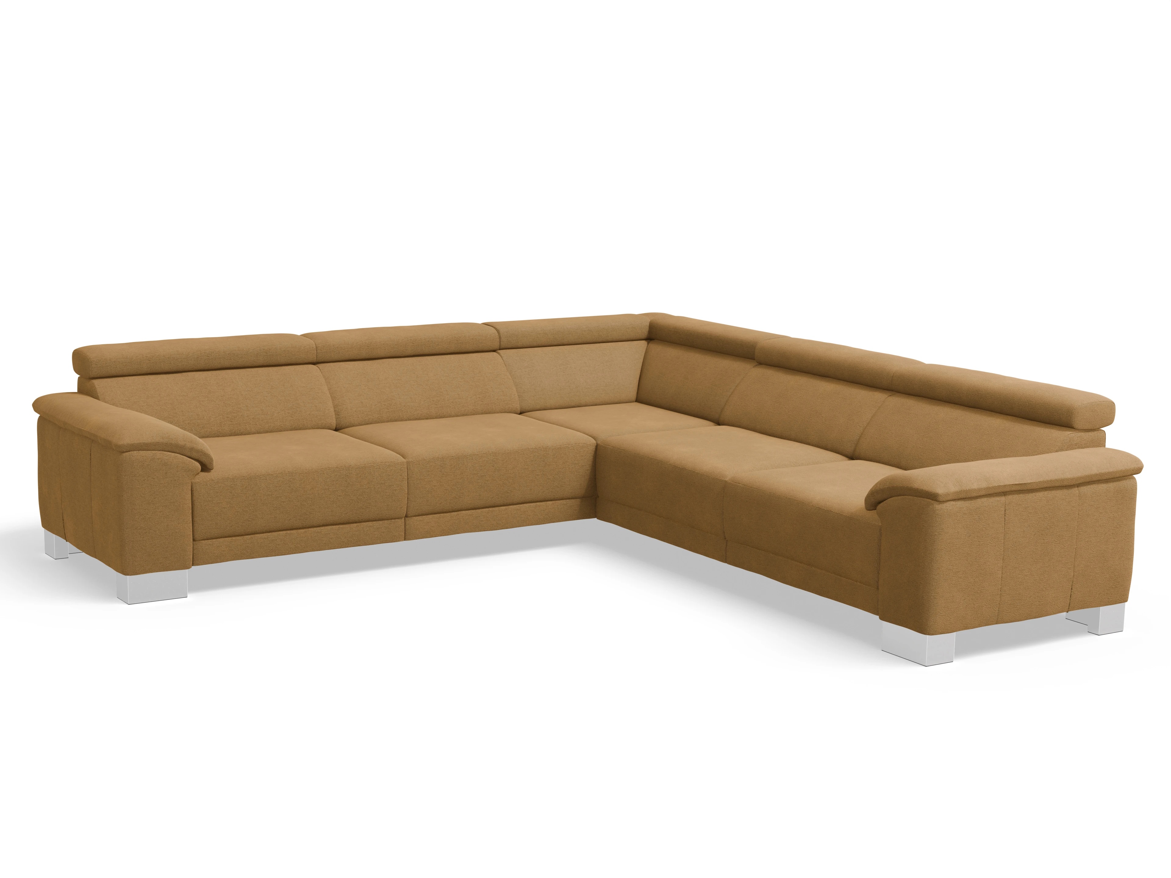 Antonio Ecksofa SPE Large Ansicht des Produktes Antonio Ecksofa gleichschenklig in Stoff Orange