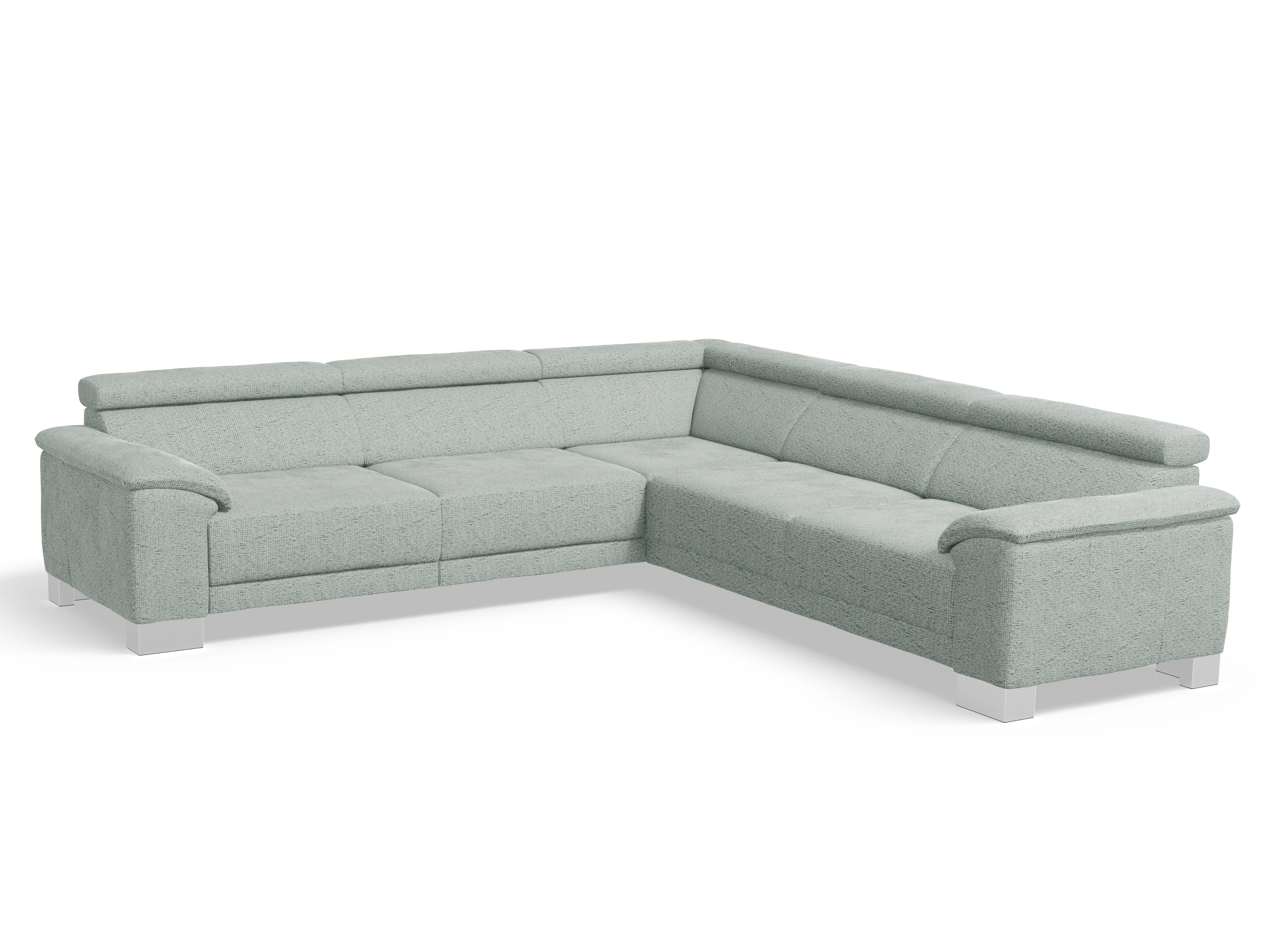 Antonio Ecksofa SPE Large Ansicht des Produktes Antonio Ecksofa gleichschenklig in Stoff Grau