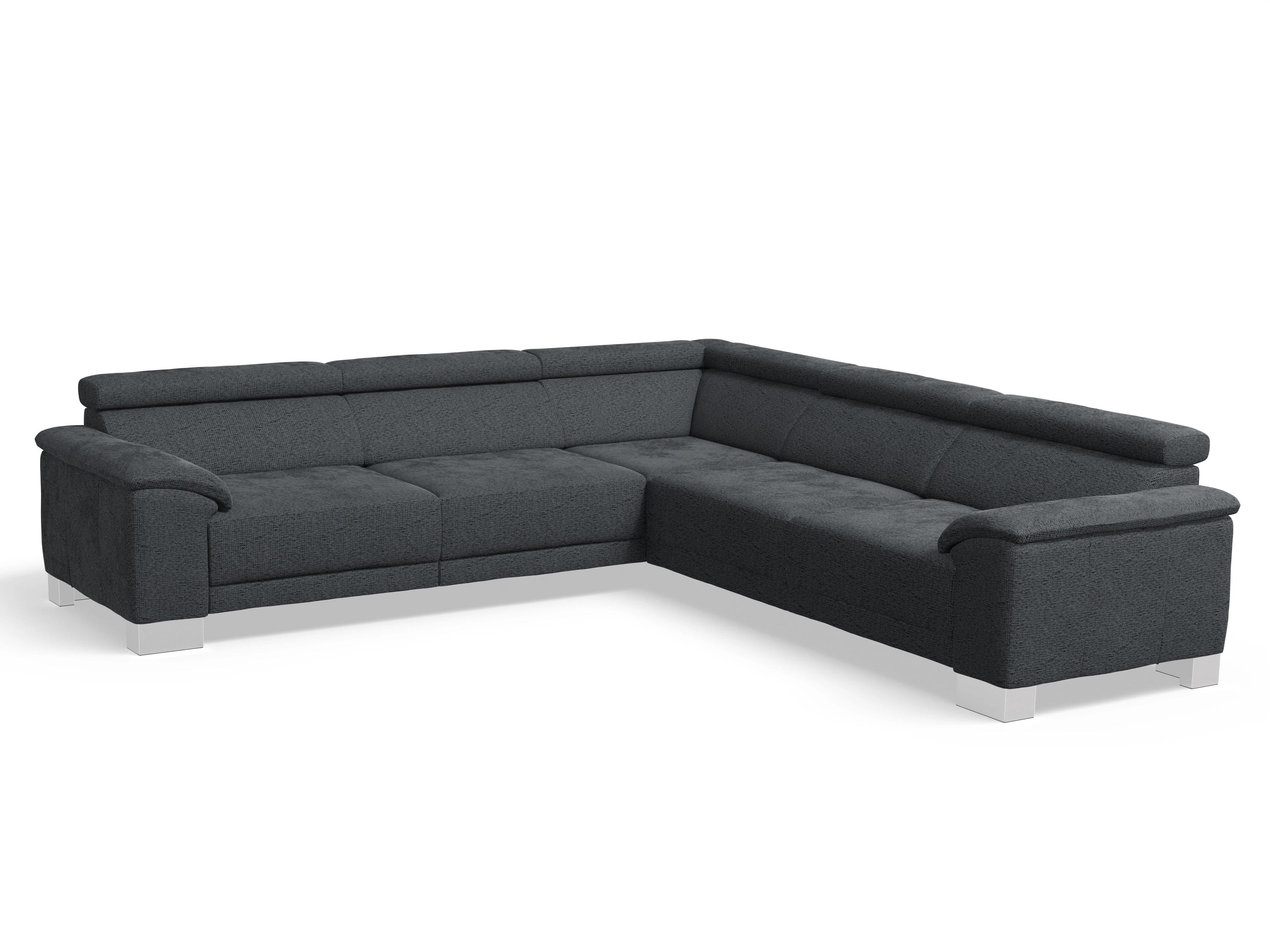 Antonio Ecksofa SPE Large Ansicht des Produktes Antonio Ecksofa gleichschenklig in Stoff Grau