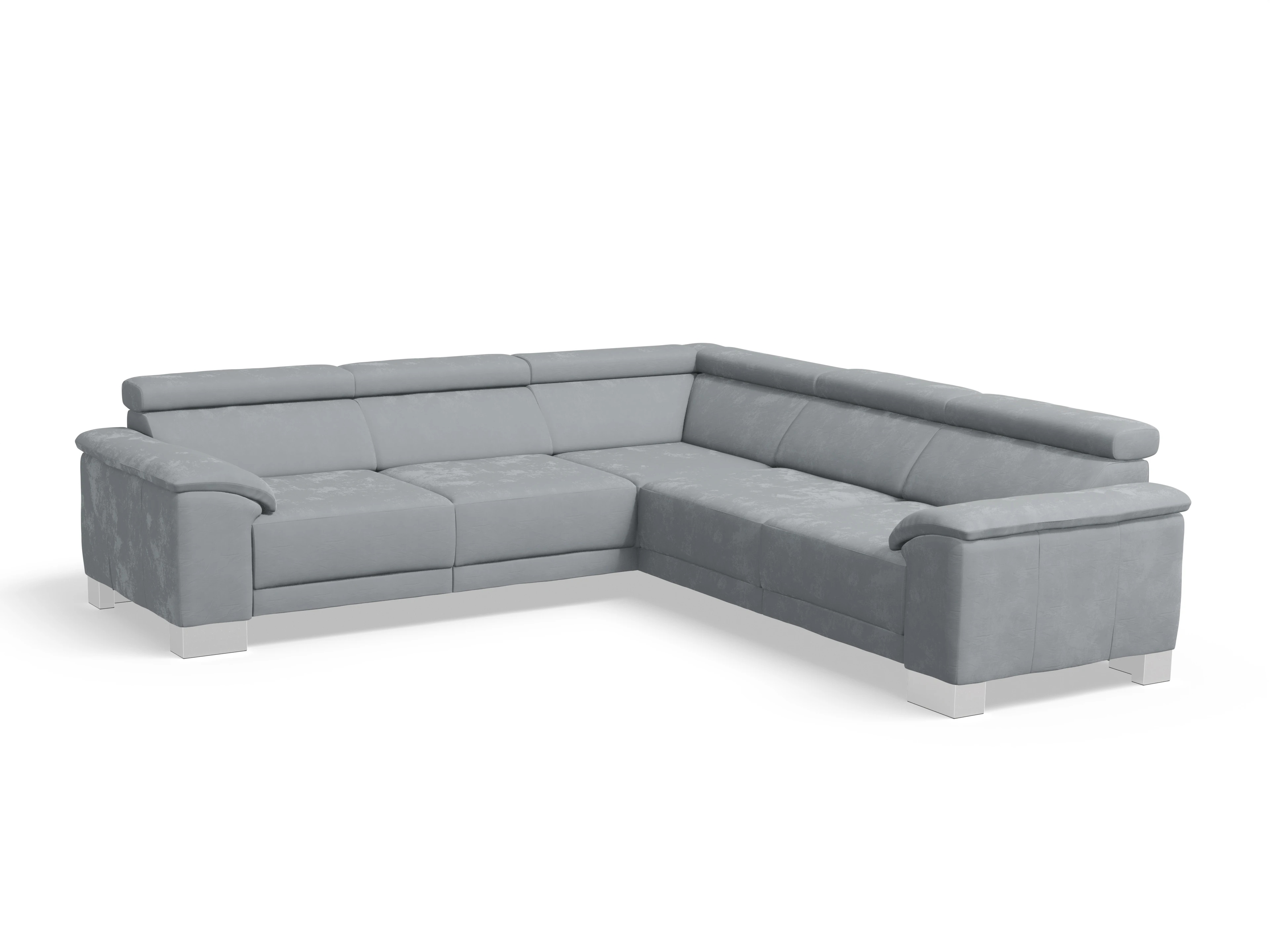 Ansicht des Produktes Antonio Ecksofa gleichschenklig in Stoff Grau