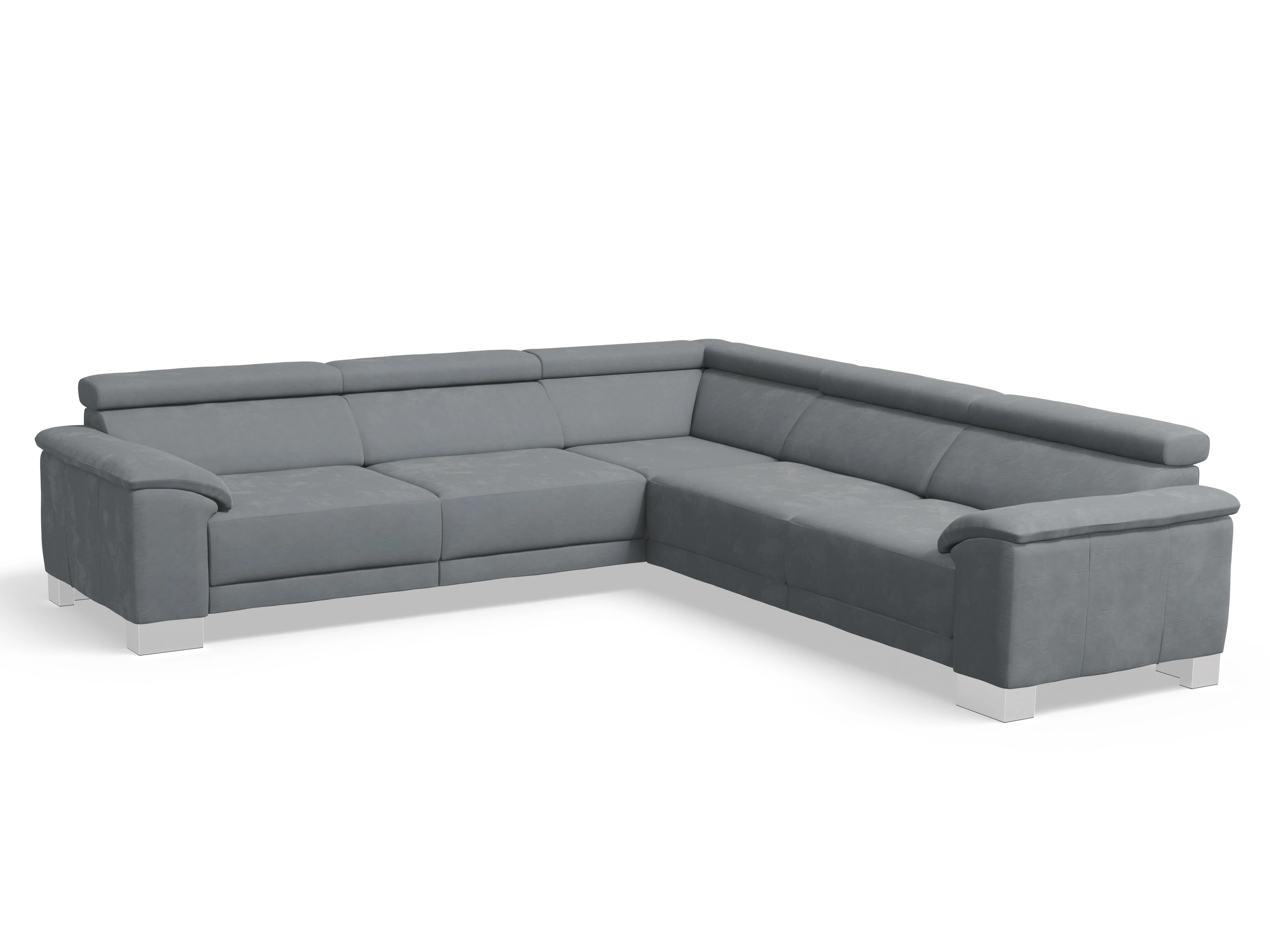 Ansicht des Produktes Antonio Ecksofa gleichschenklig in Stoff Braun