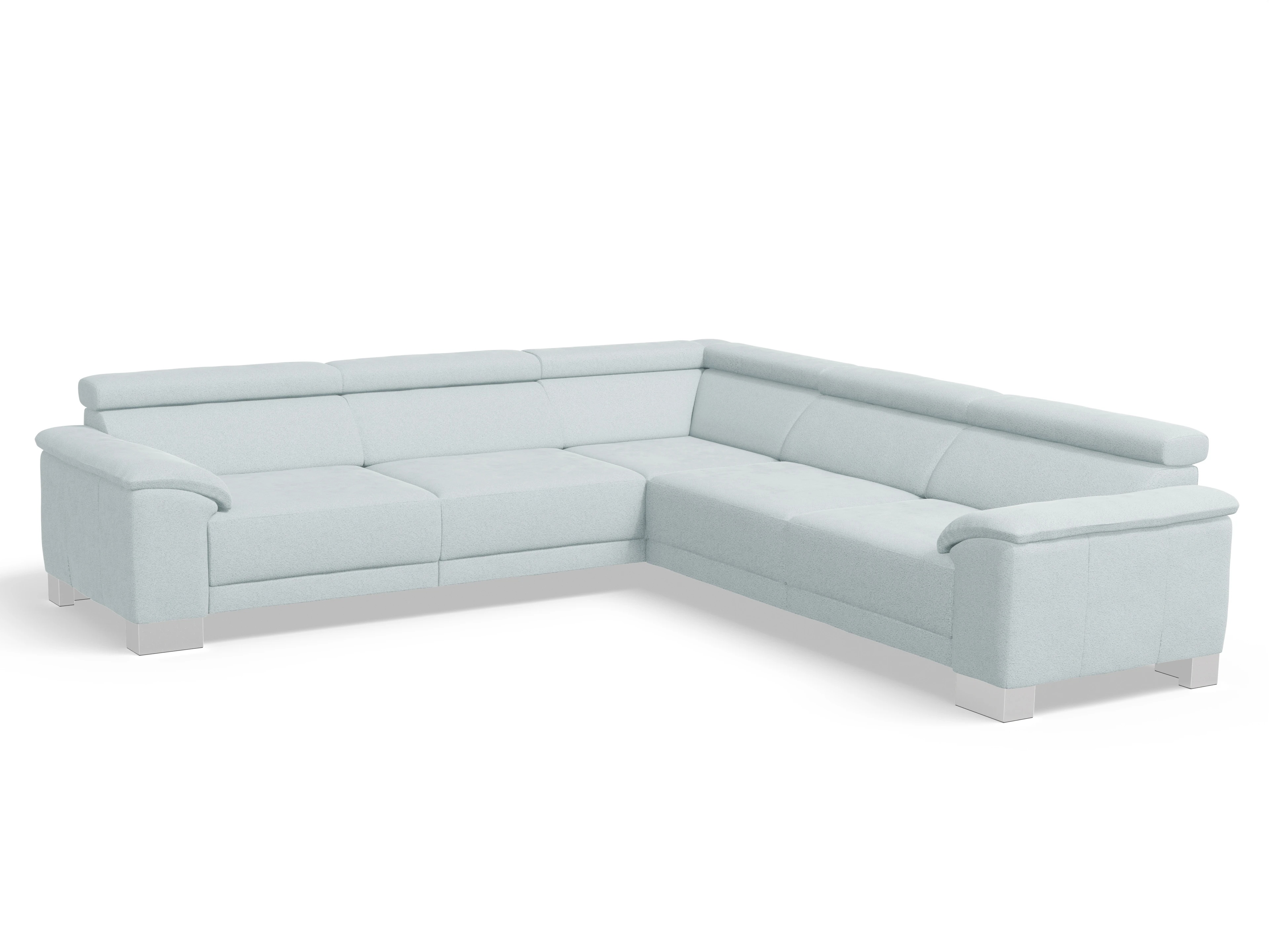 Antonio Ecksofa SPE Large Ansicht des Produktes Antonio Ecksofa gleichschenklig in Stoff Blau