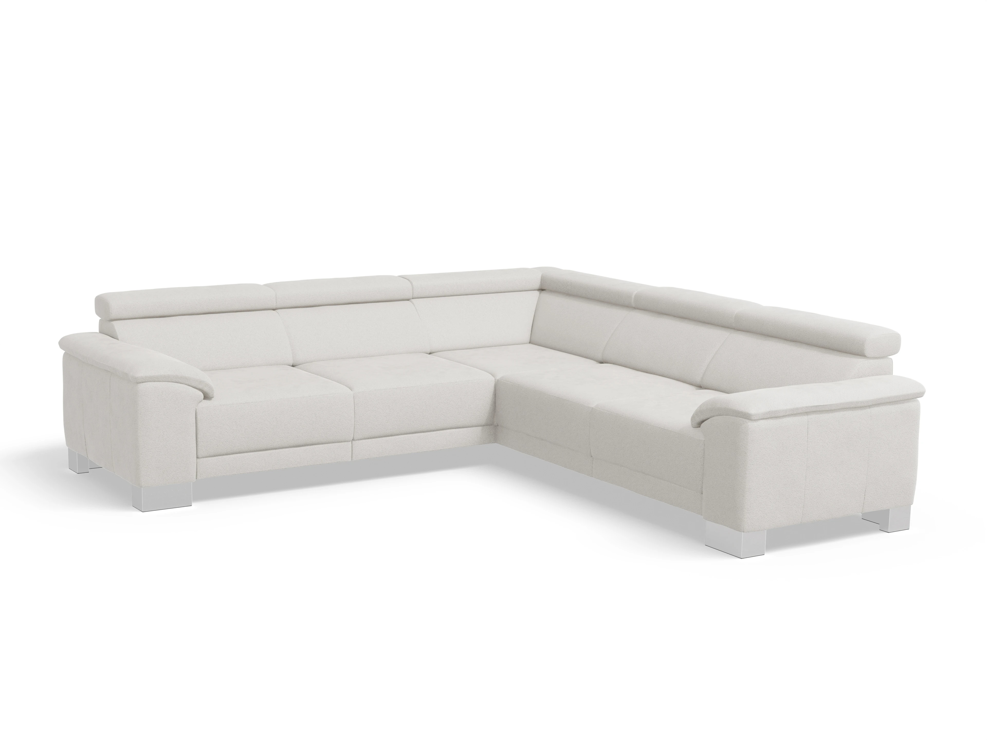 Ansicht des Produktes Antonio Ecksofa gleichschenklig in Stoff Beige