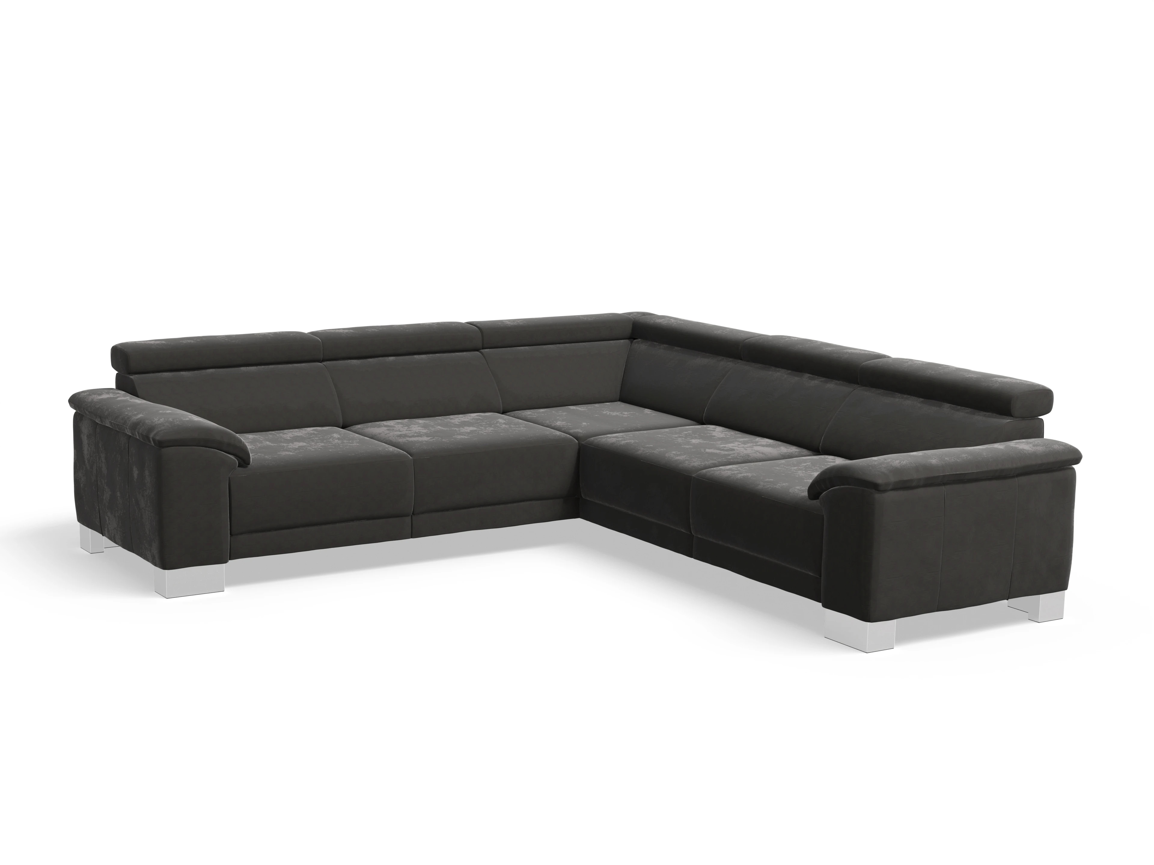 Ansicht des Produktes Antonio Ecksofa gleichschenklig in Stoff Grau