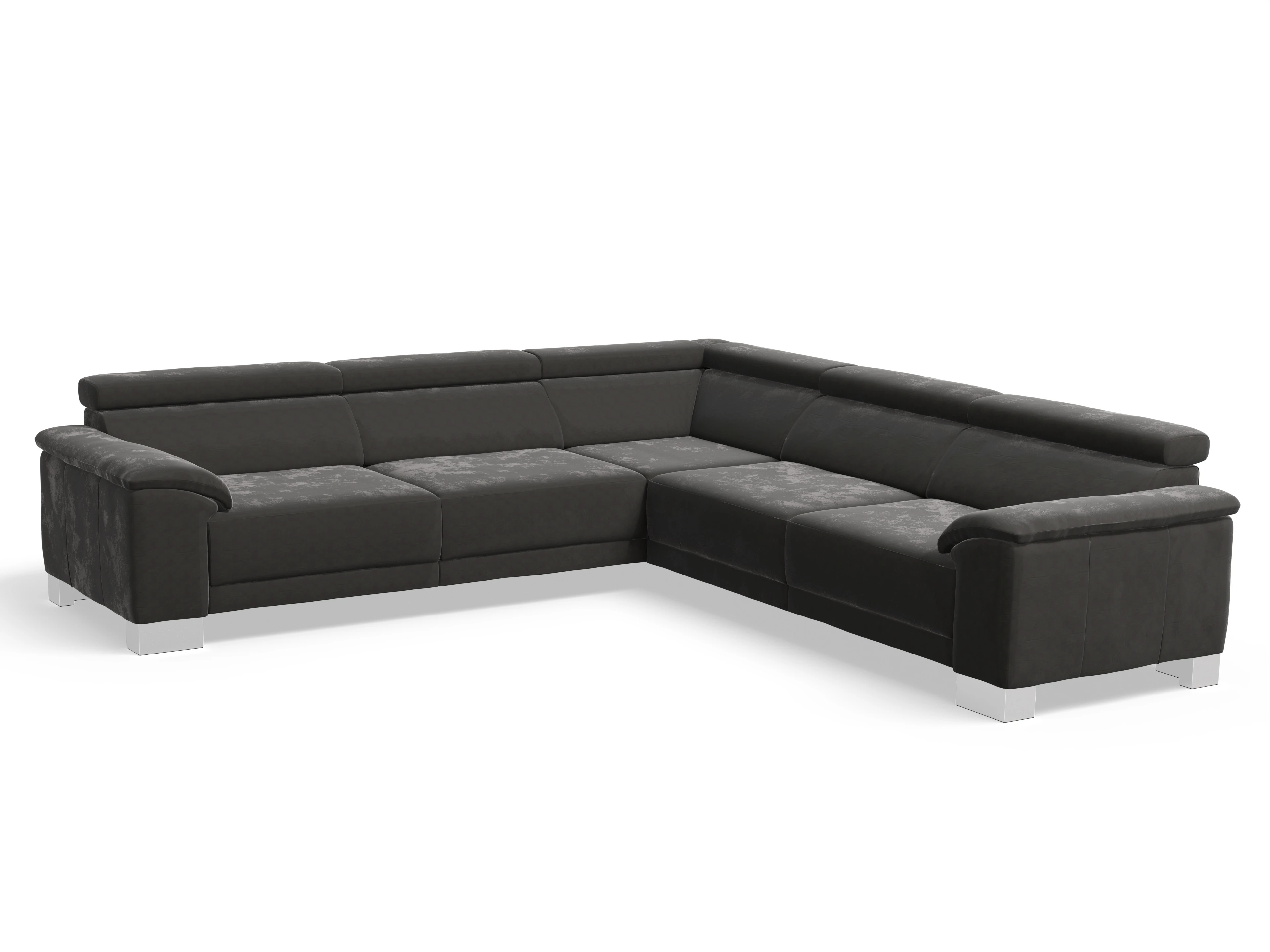 Antonio Ecksofa SPE Large Ansicht des Produktes Antonio Ecksofa gleichschenklig in Stoff Grau