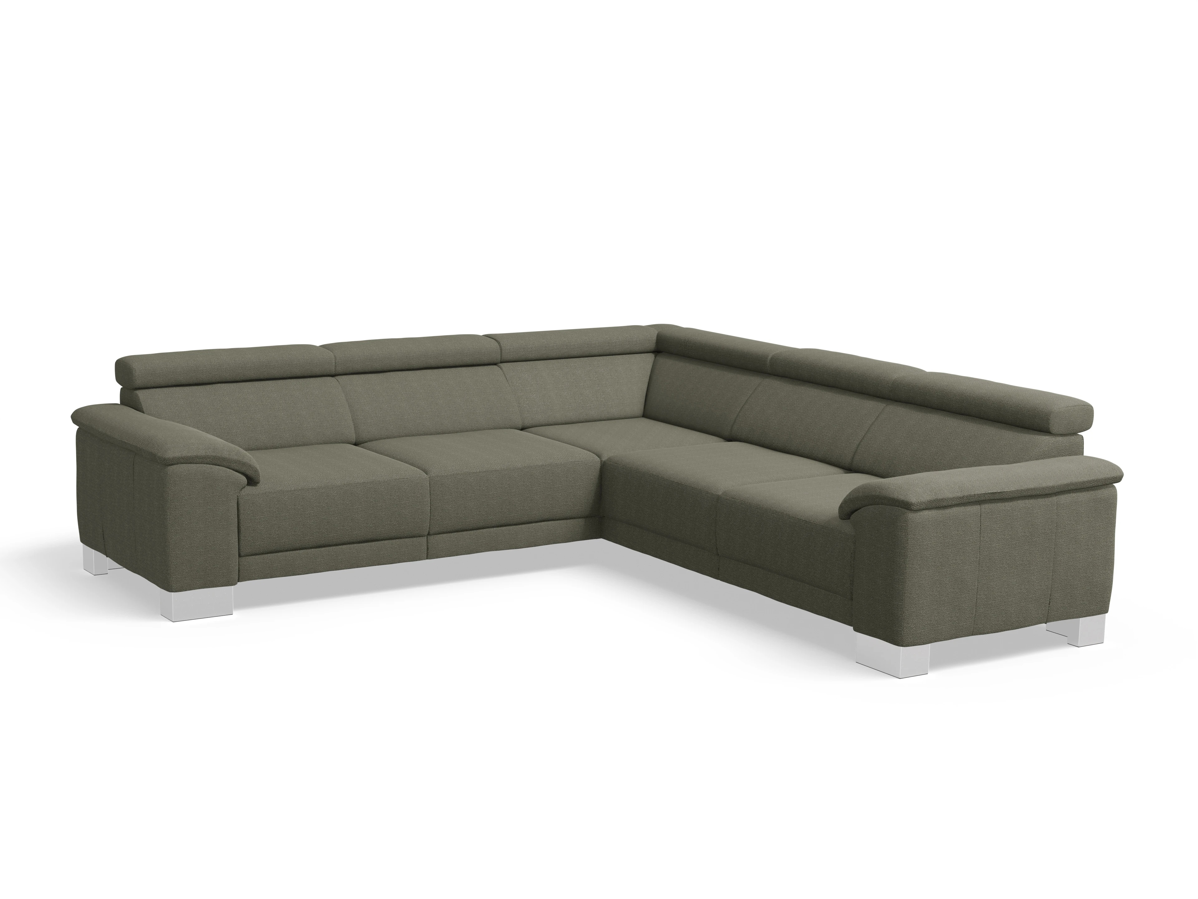 Ansicht des Produktes Antonio Ecksofa gleichschenklig in Stoff Grau