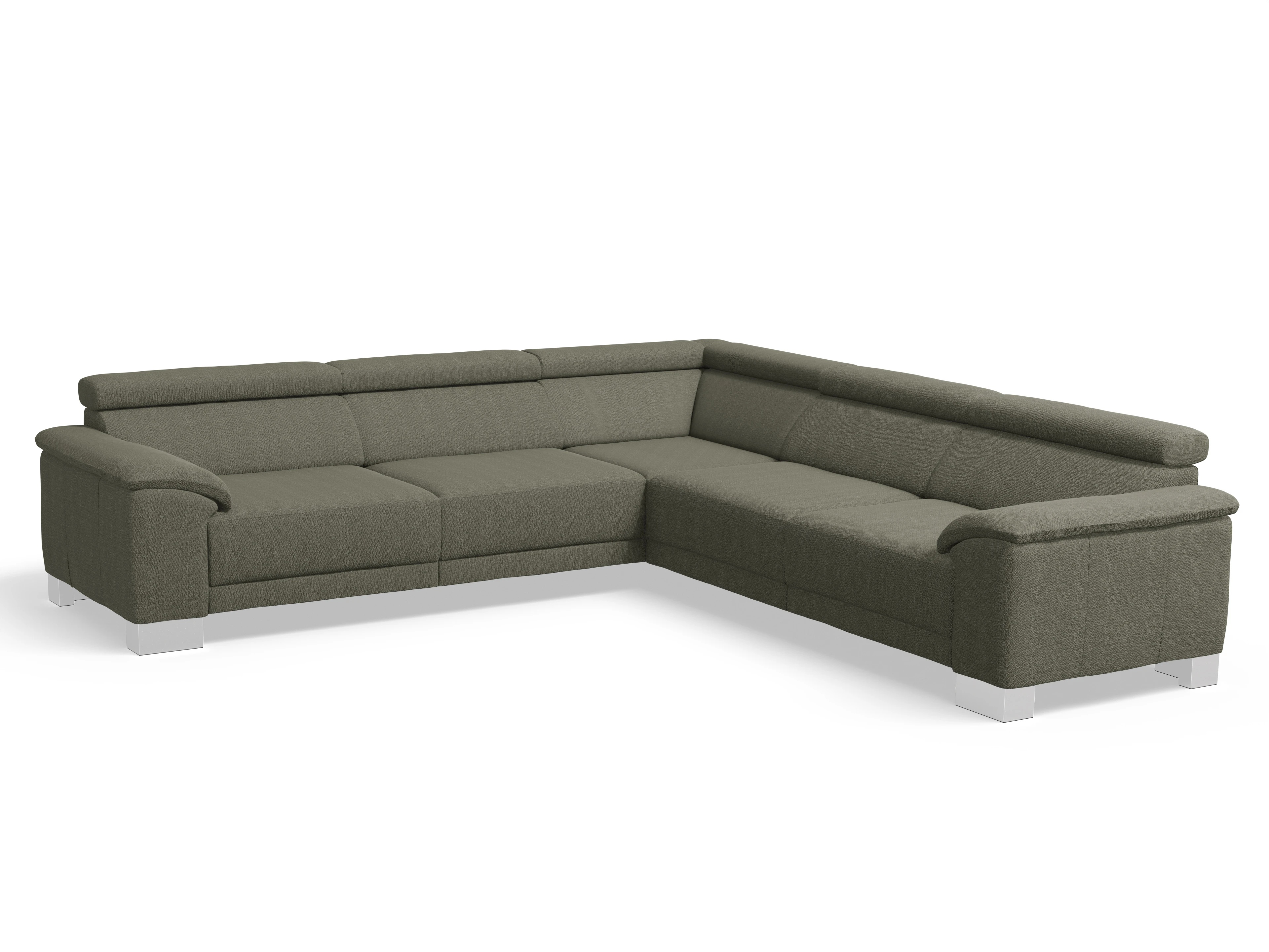 Ansicht des Produktes Antonio Ecksofa gleichschenklig in Stoff Grau
