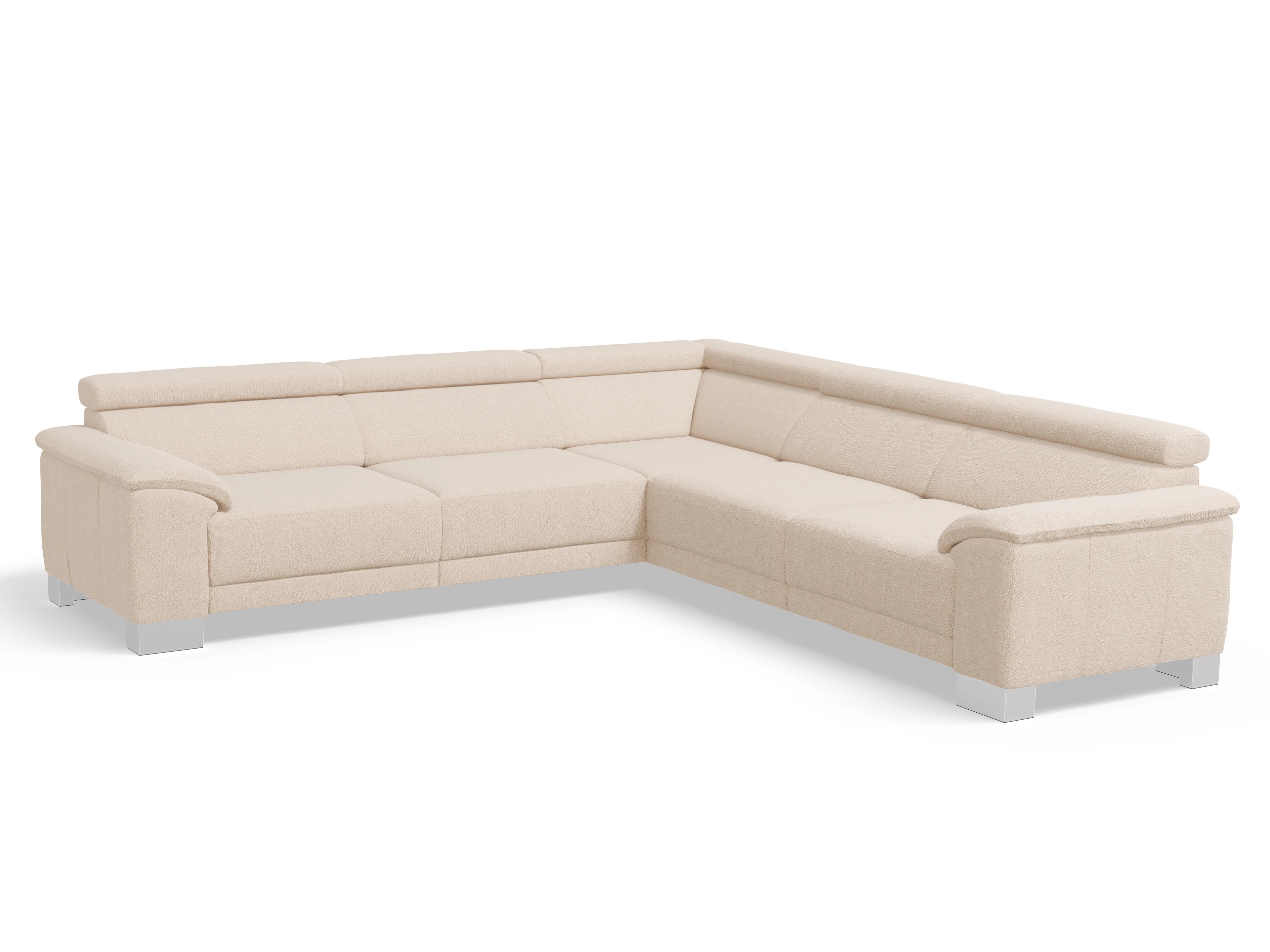 Antonio Ecksofa SPE Large Ansicht des Produktes Antonio Ecksofa gleichschenklig in Stoff Beige