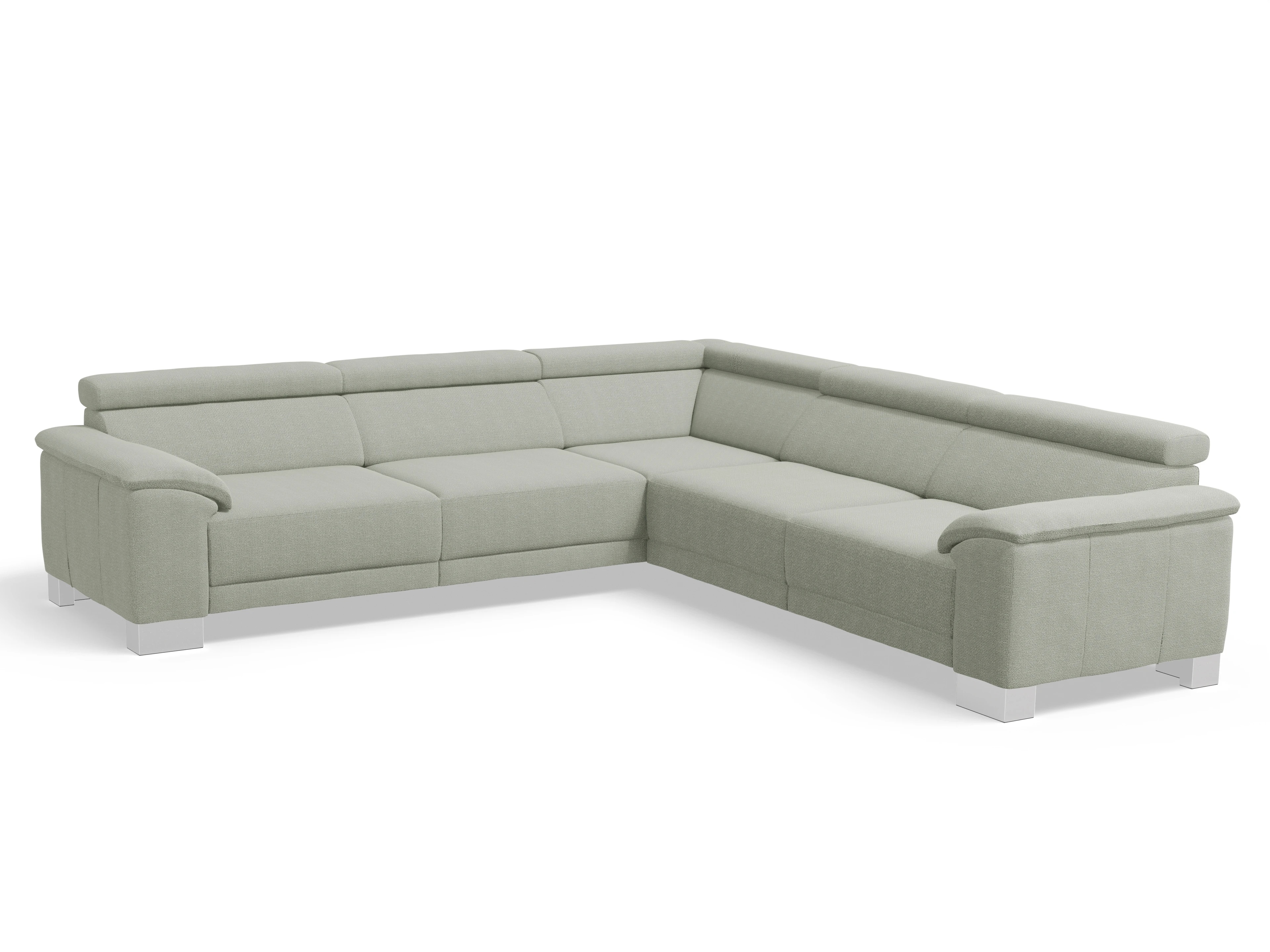 Antonio Ecksofa SPE Large Ansicht des Produktes Antonio Ecksofa gleichschenklig in Stoff Grau