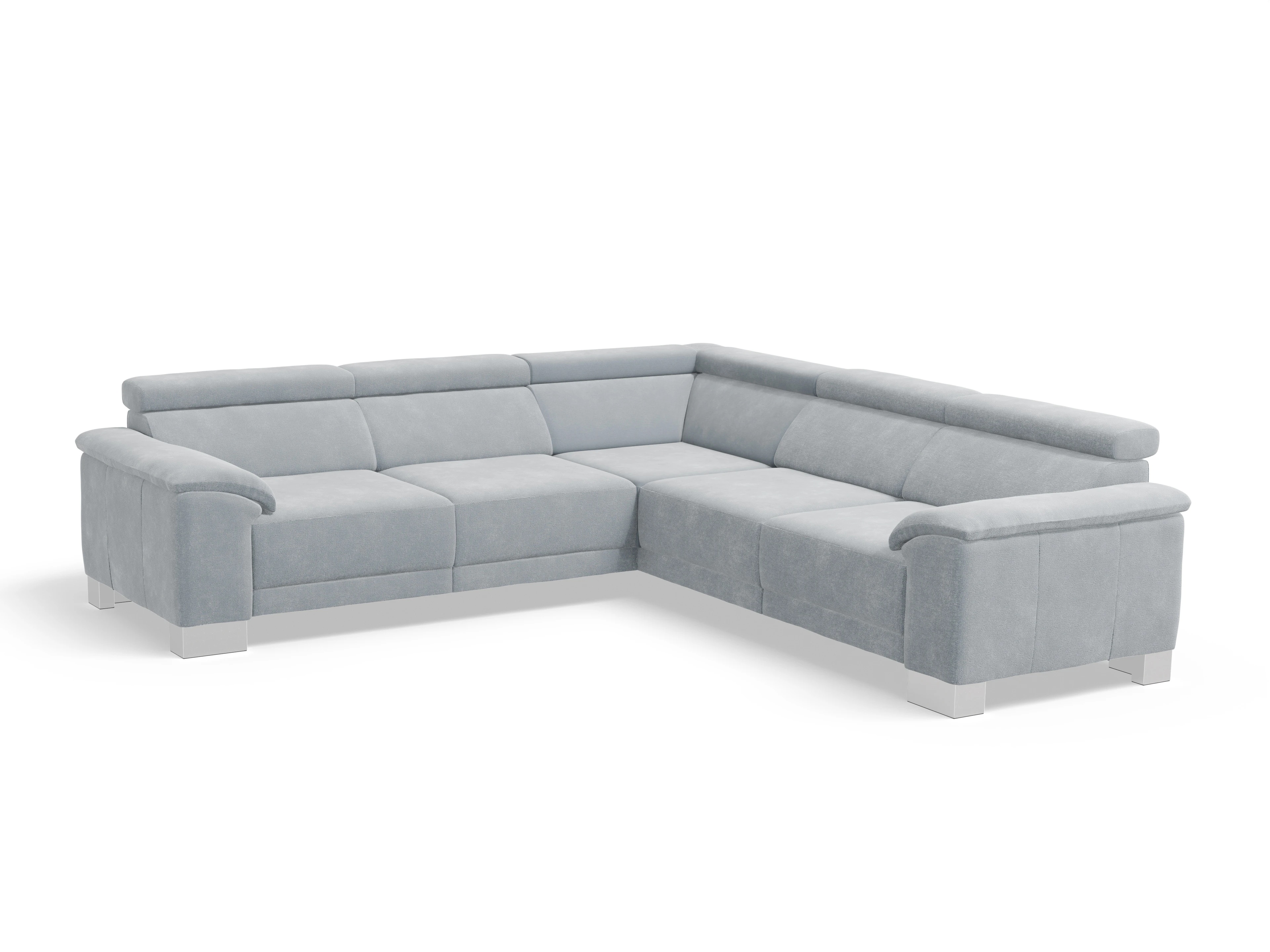 Ansicht des Produktes Antonio Ecksofa gleichschenklig in Stoff Blau