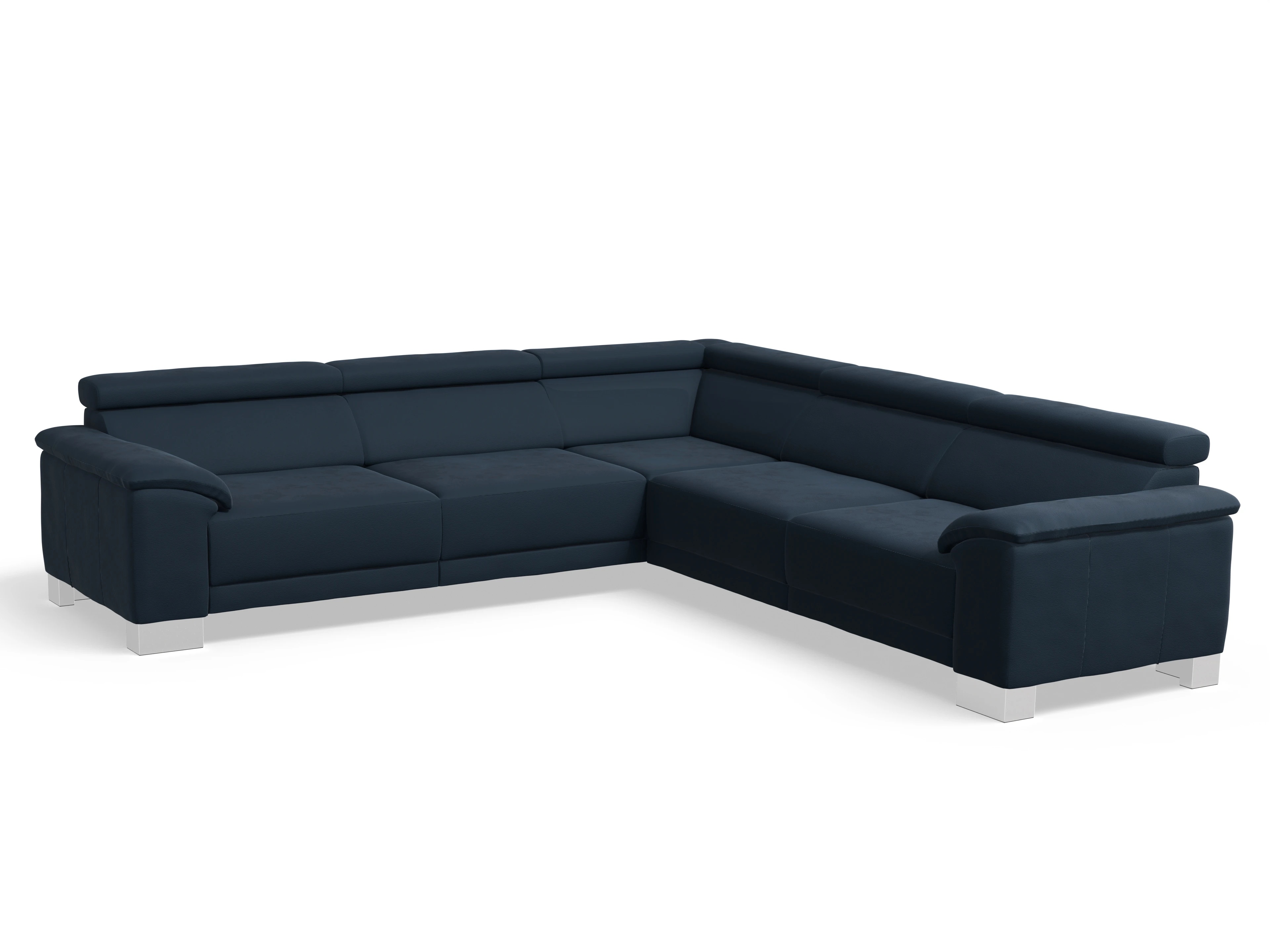 Ansicht des Produktes Antonio Ecksofa gleichschenklig in Stoff Schwarz