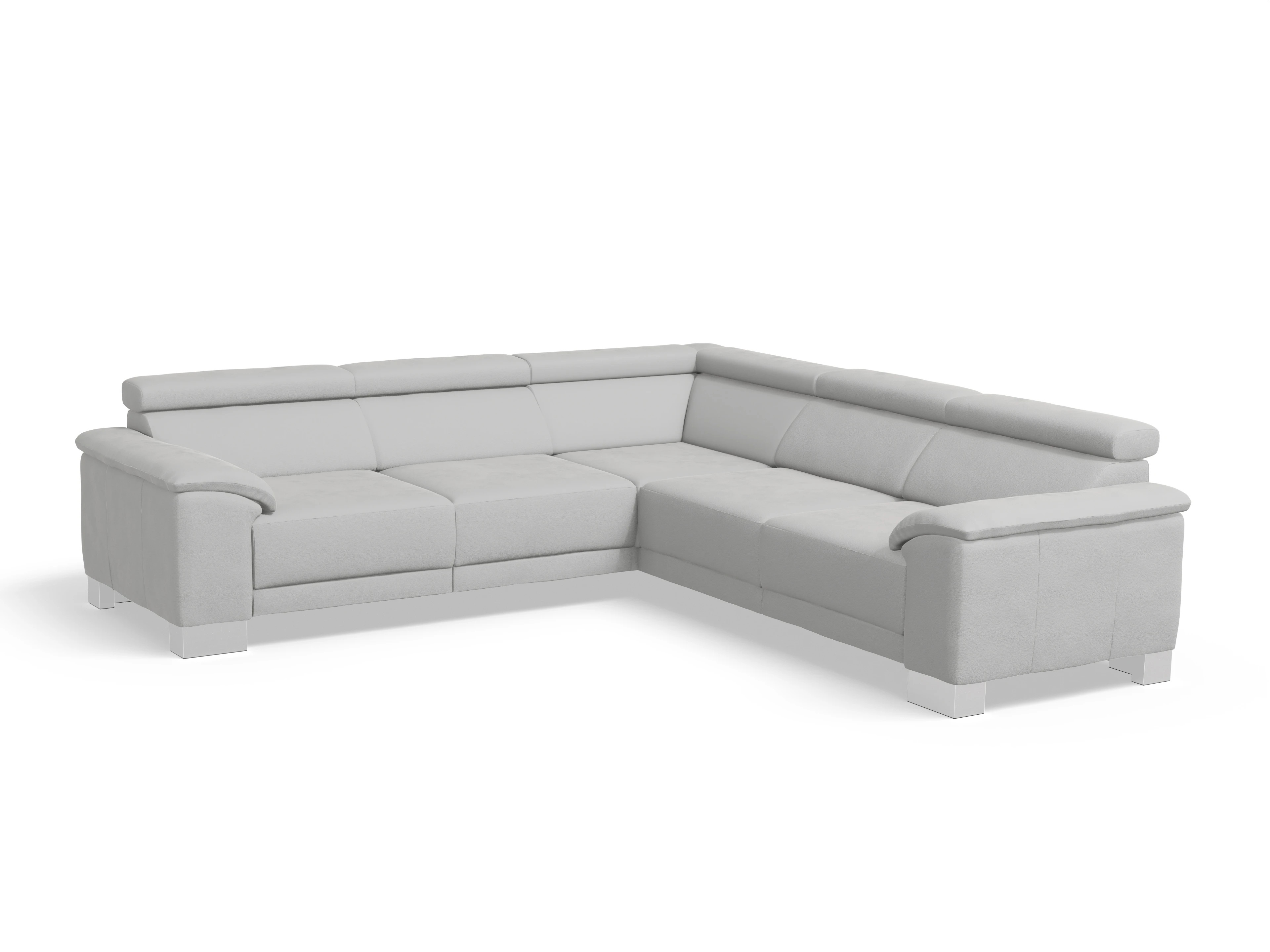 Ansicht des Produktes Antonio Ecksofa gleichschenklig in Stoff Grau