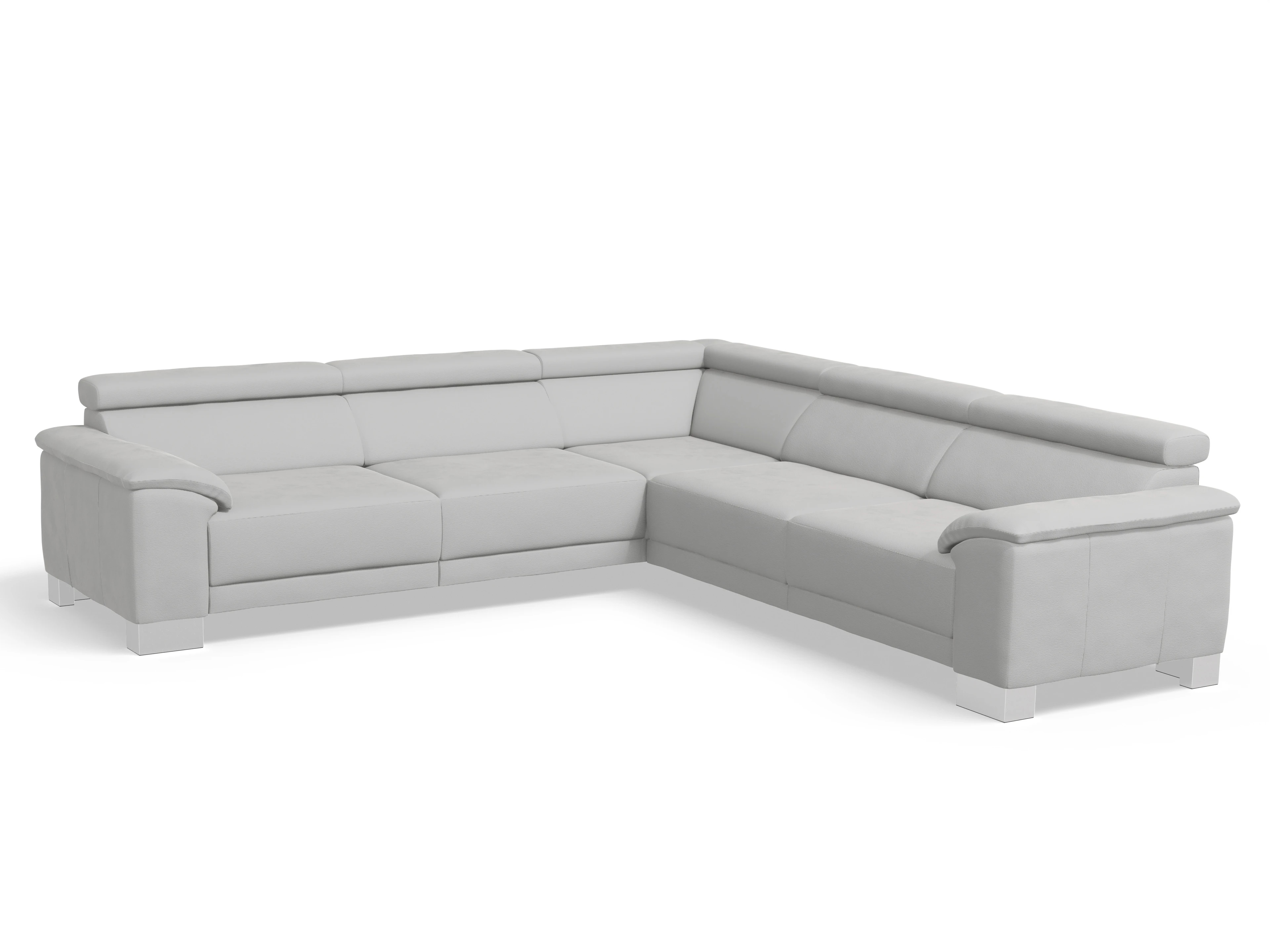 Ansicht des Produktes Antonio Ecksofa gleichschenklig in Stoff Grau