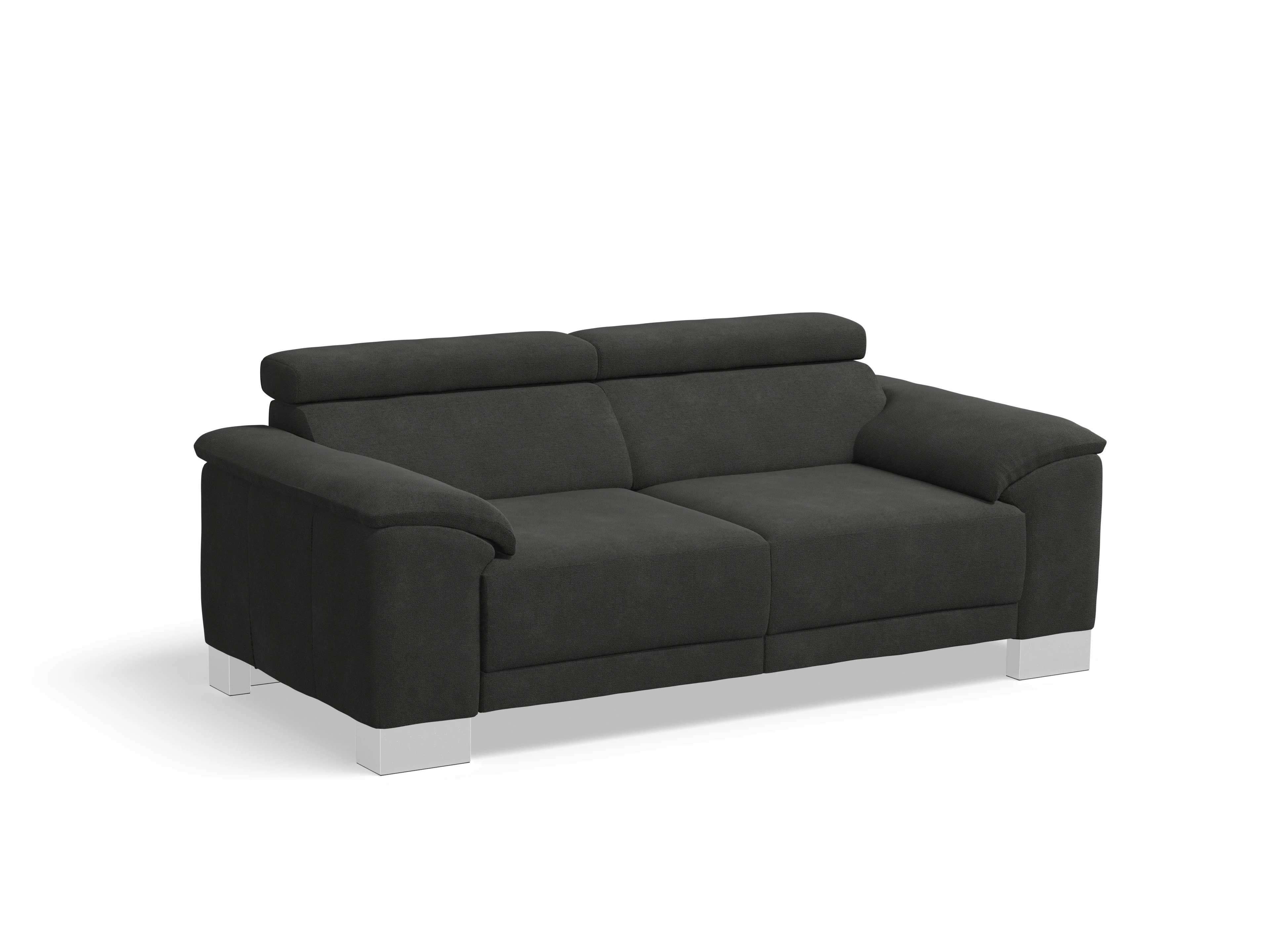 Antonio 2-Sitzer Sofa Ansicht des Produktes Antonio 2-Sitzer Sofa in Stoff Schwarz