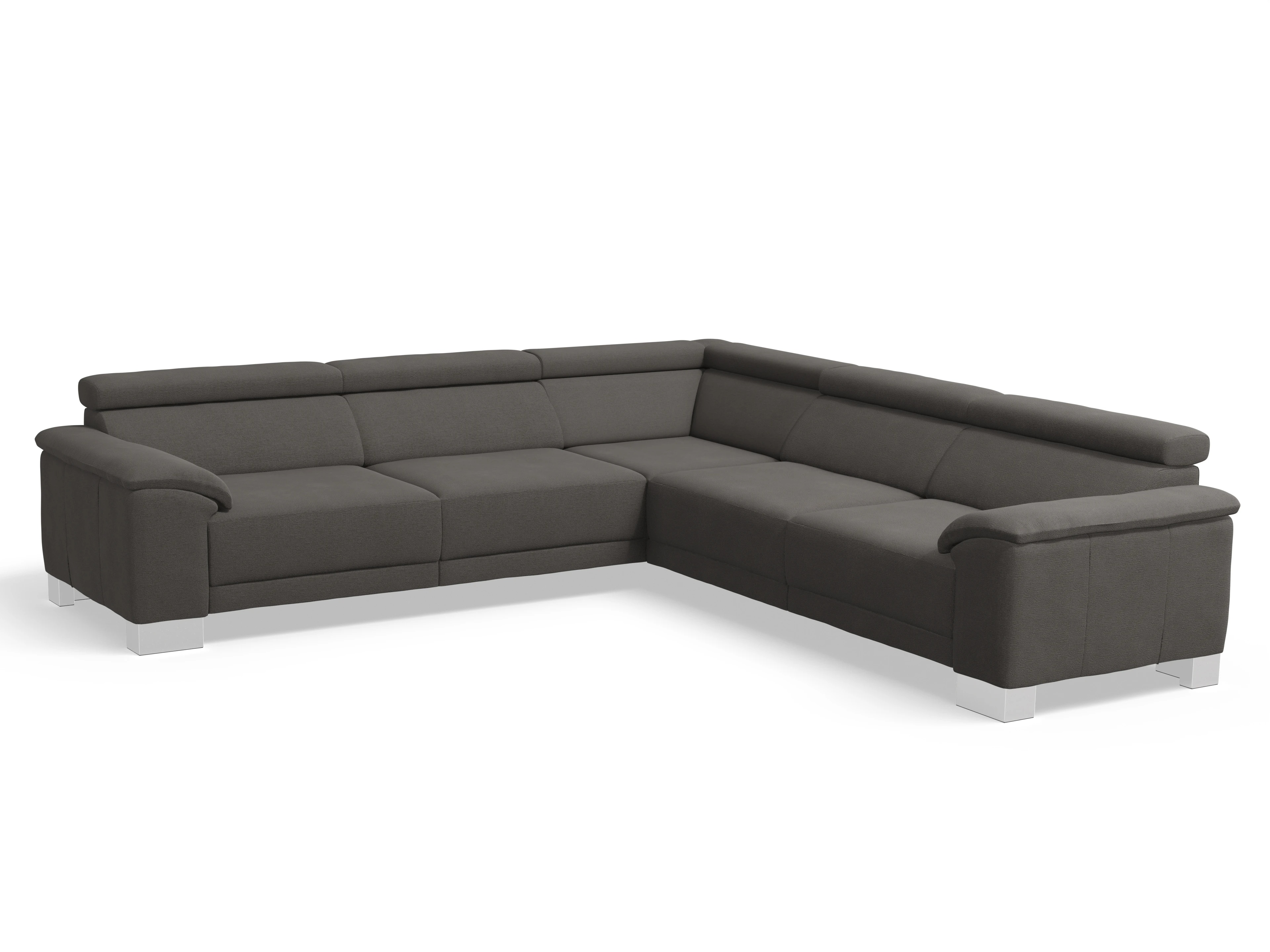Ansicht des Produktes Antonio Ecksofa gleichschenklig in Stoff Grau