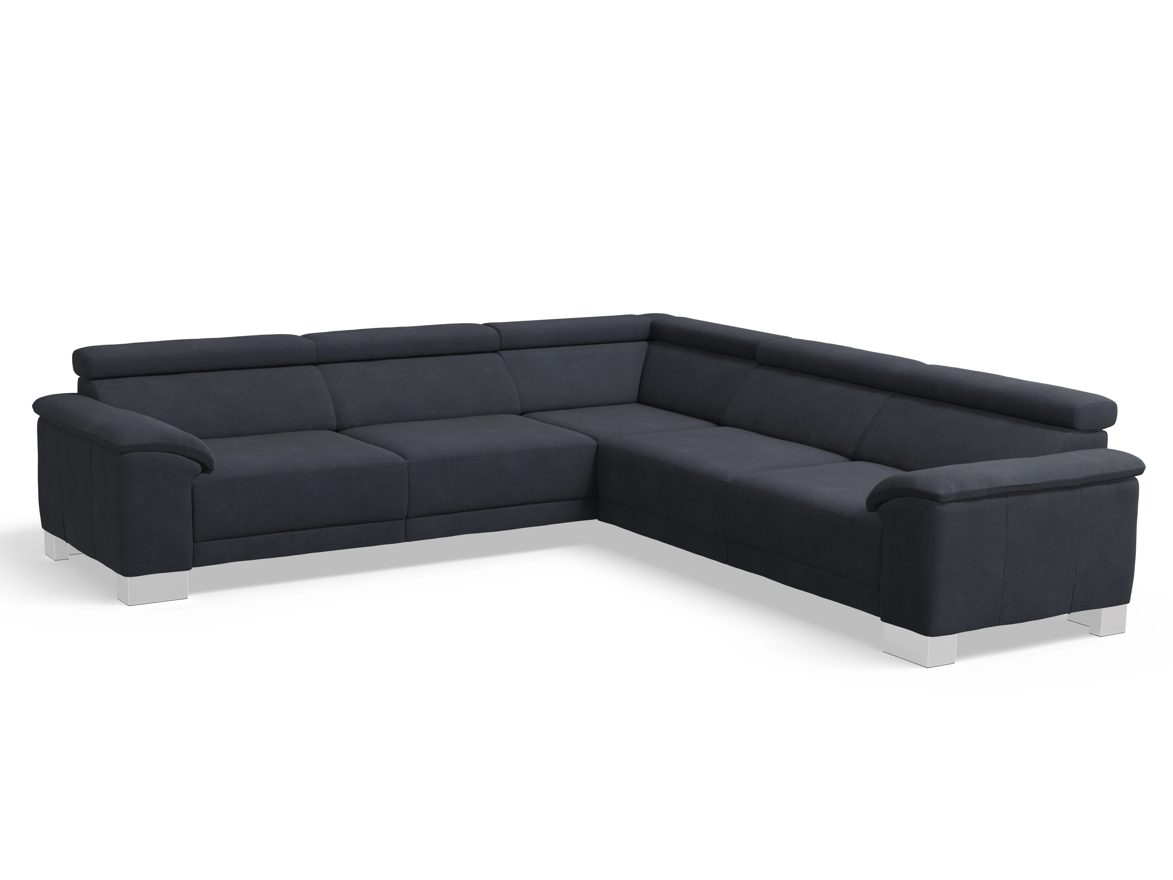 Antonio Ecksofa SPE Large Ansicht des Produktes Antonio Ecksofa gleichschenklig in Stoff Blau