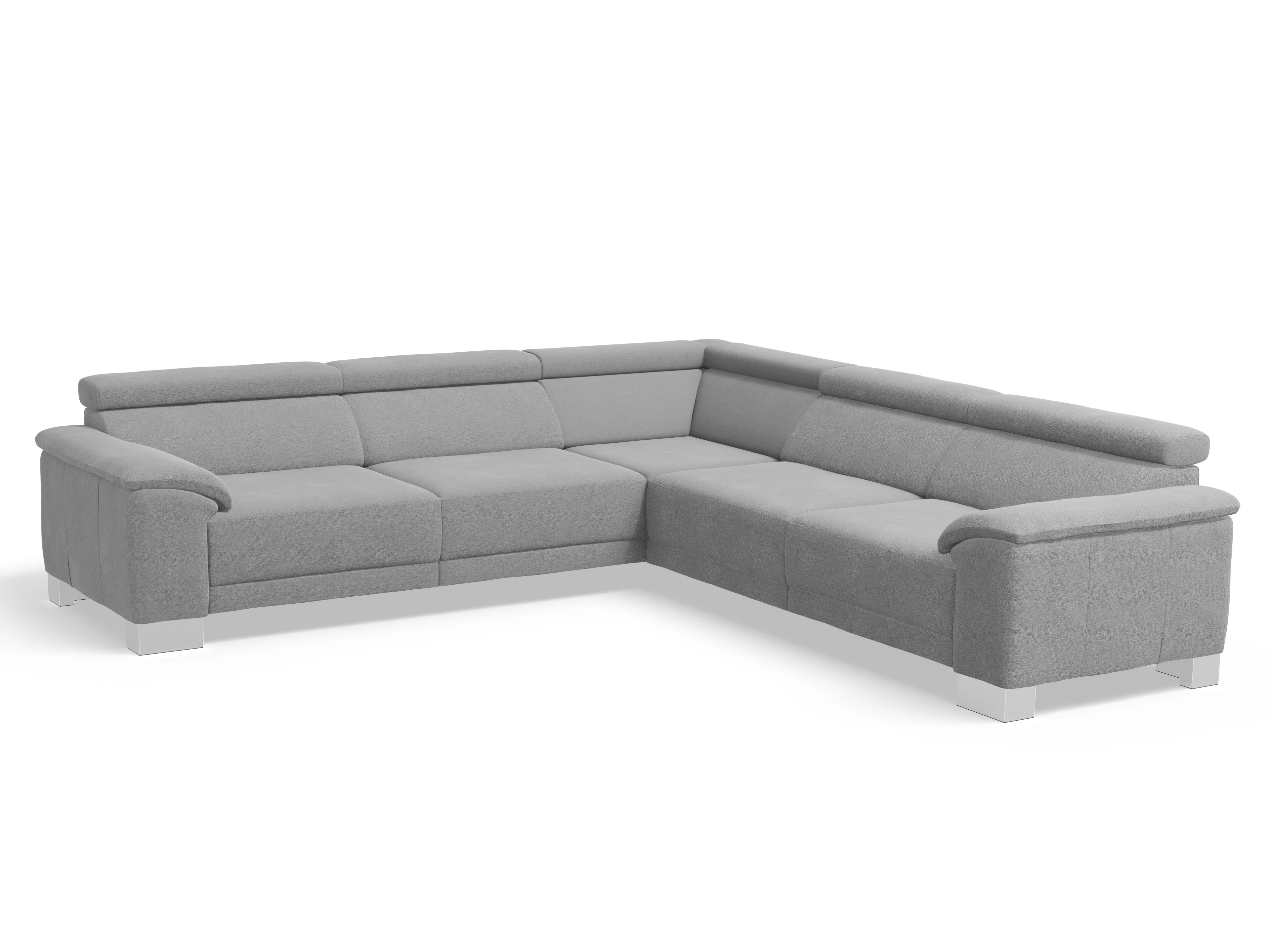Ansicht des Produktes Antonio Ecksofa gleichschenklig in Stoff Grau