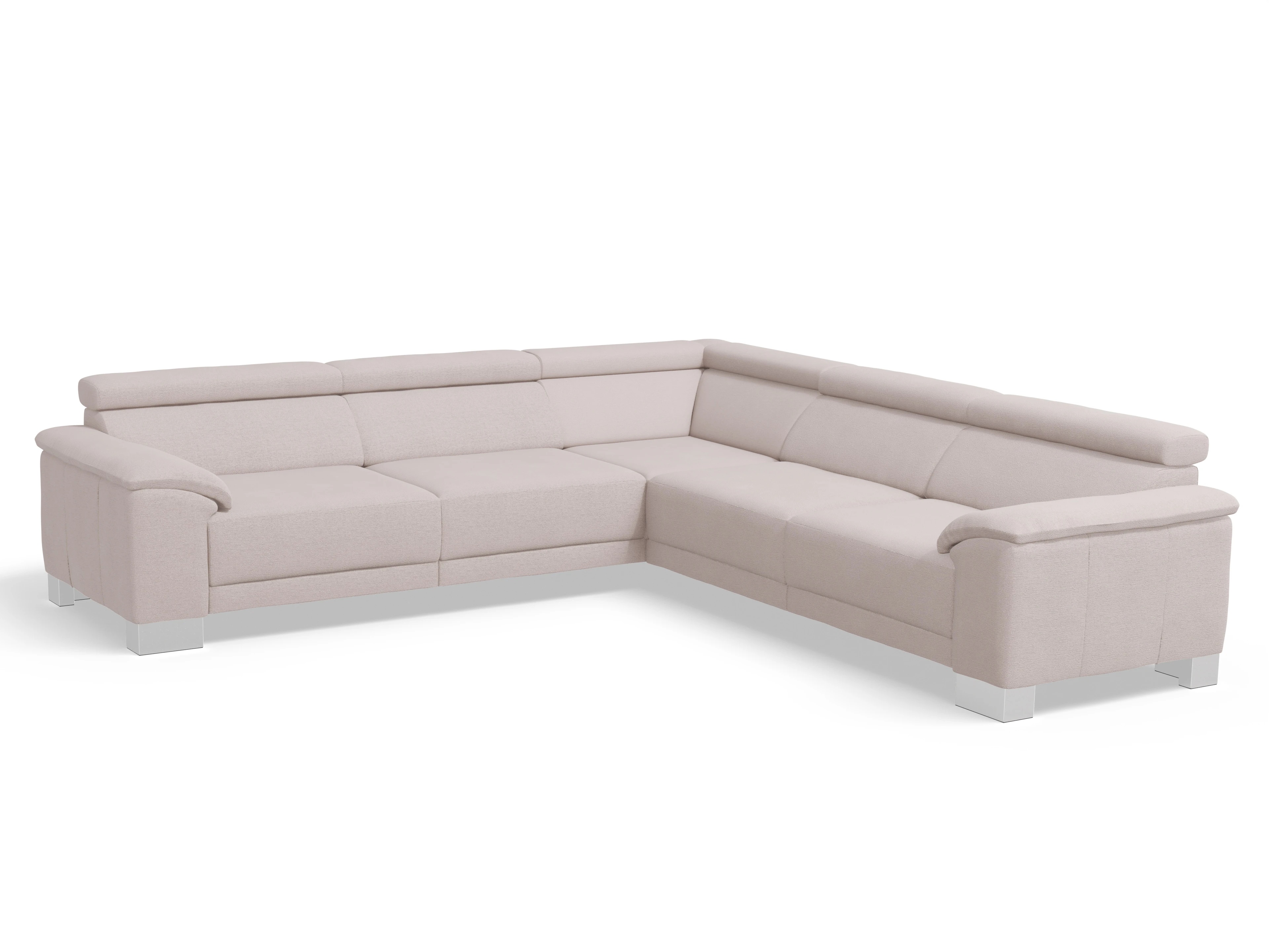 Antonio Ecksofa SPE Large Ansicht des Produktes Antonio Ecksofa gleichschenklig in Stoff Weiss