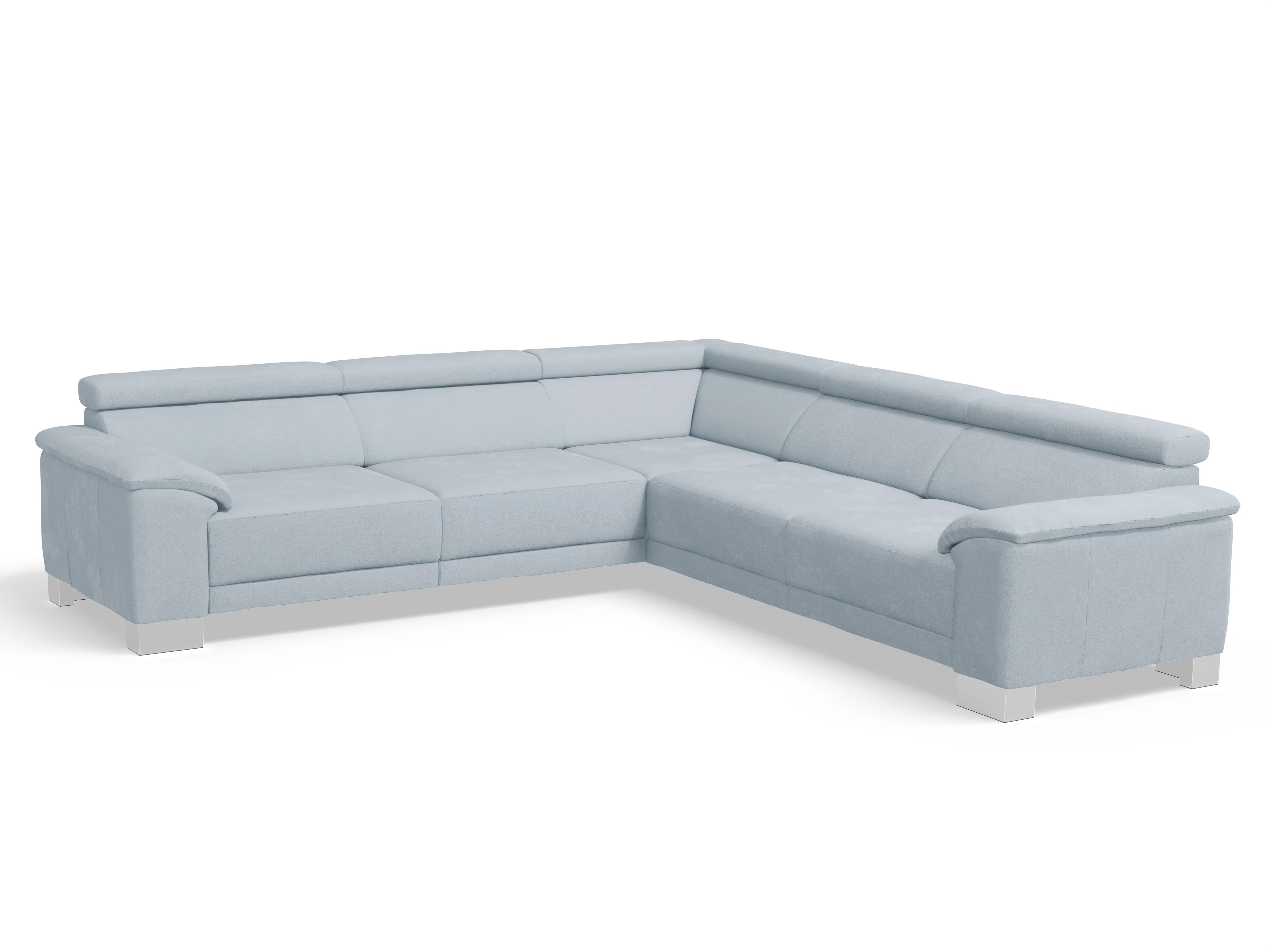 Antonio Ecksofa SPE Large Ansicht des Produktes Antonio Ecksofa gleichschenklig in Stoff Blau
