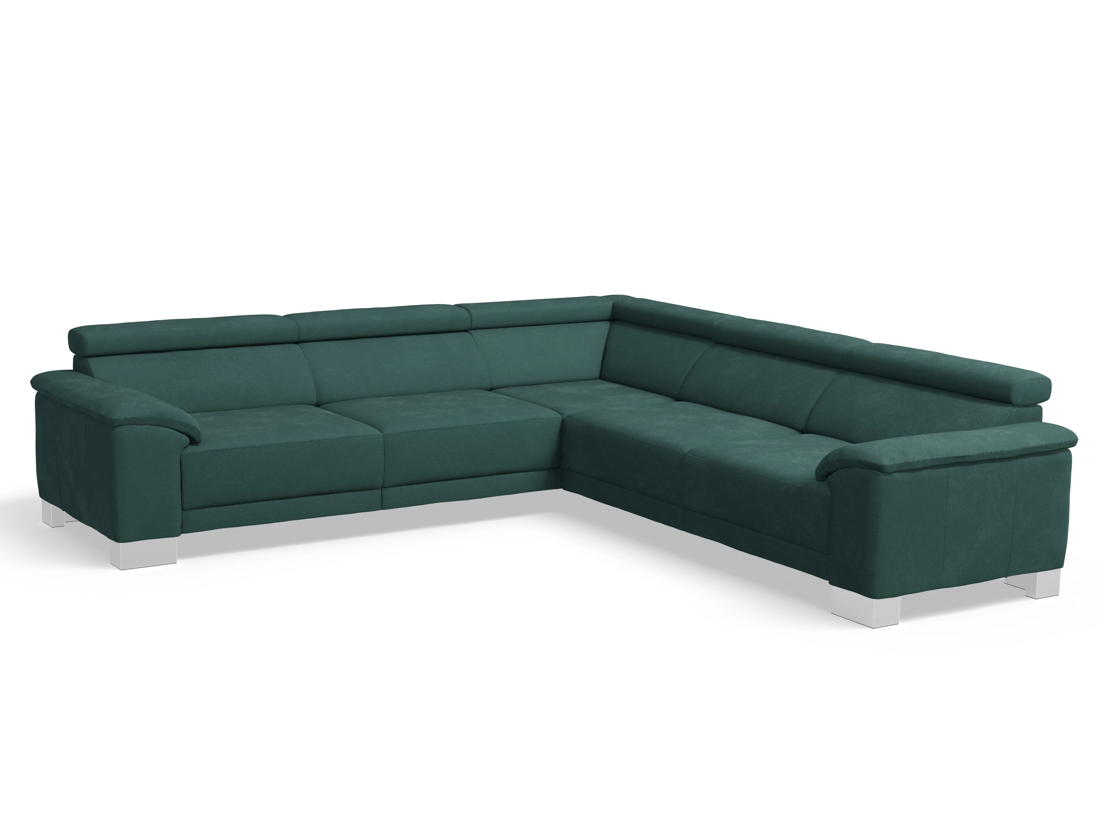 Antonio Ecksofa SPE Large Ansicht des Produktes Antonio Ecksofa gleichschenklig in Stoff Grün