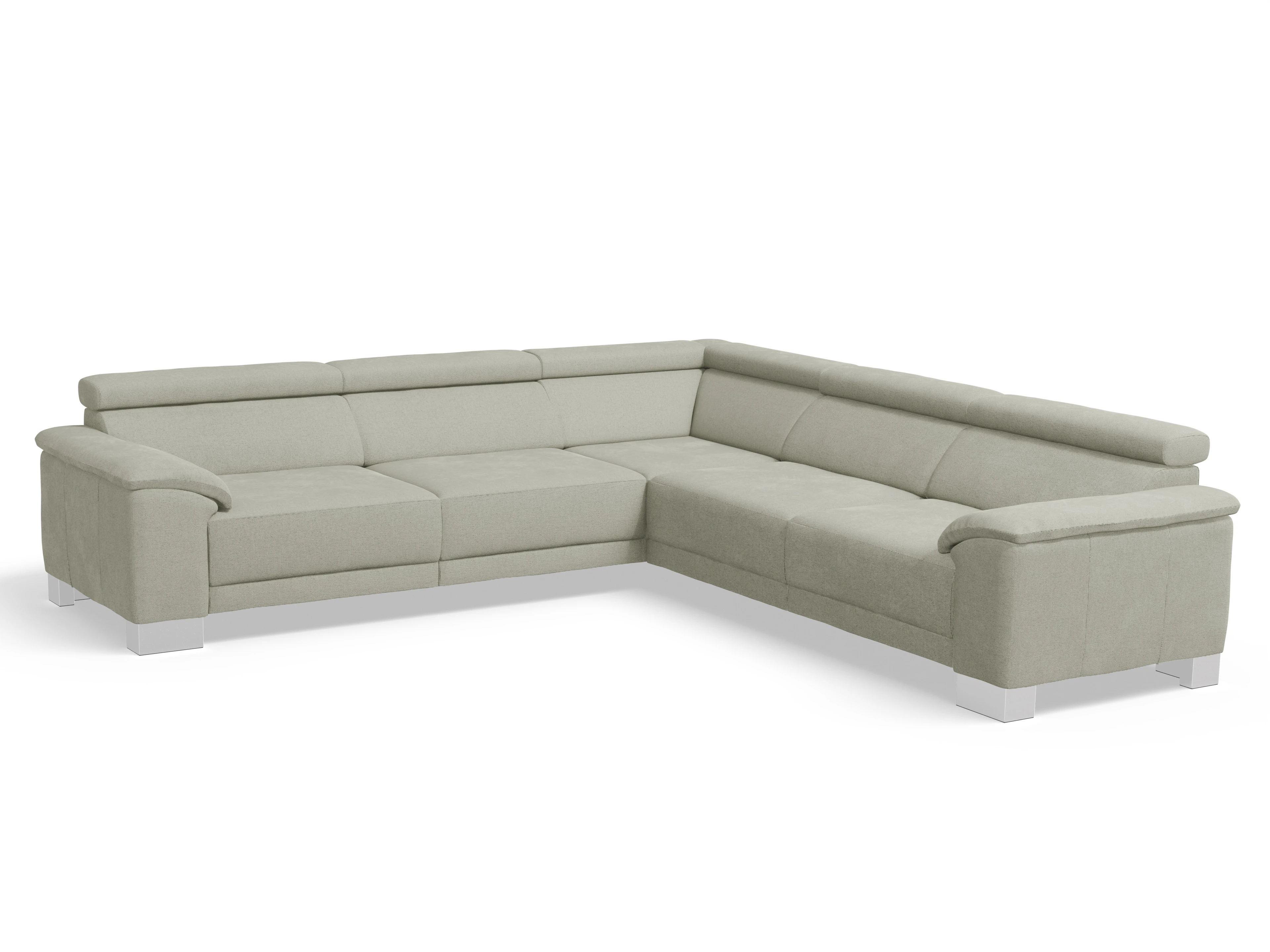 Ansicht des Produktes Antonio Ecksofa gleichschenklig in Stoff Grau