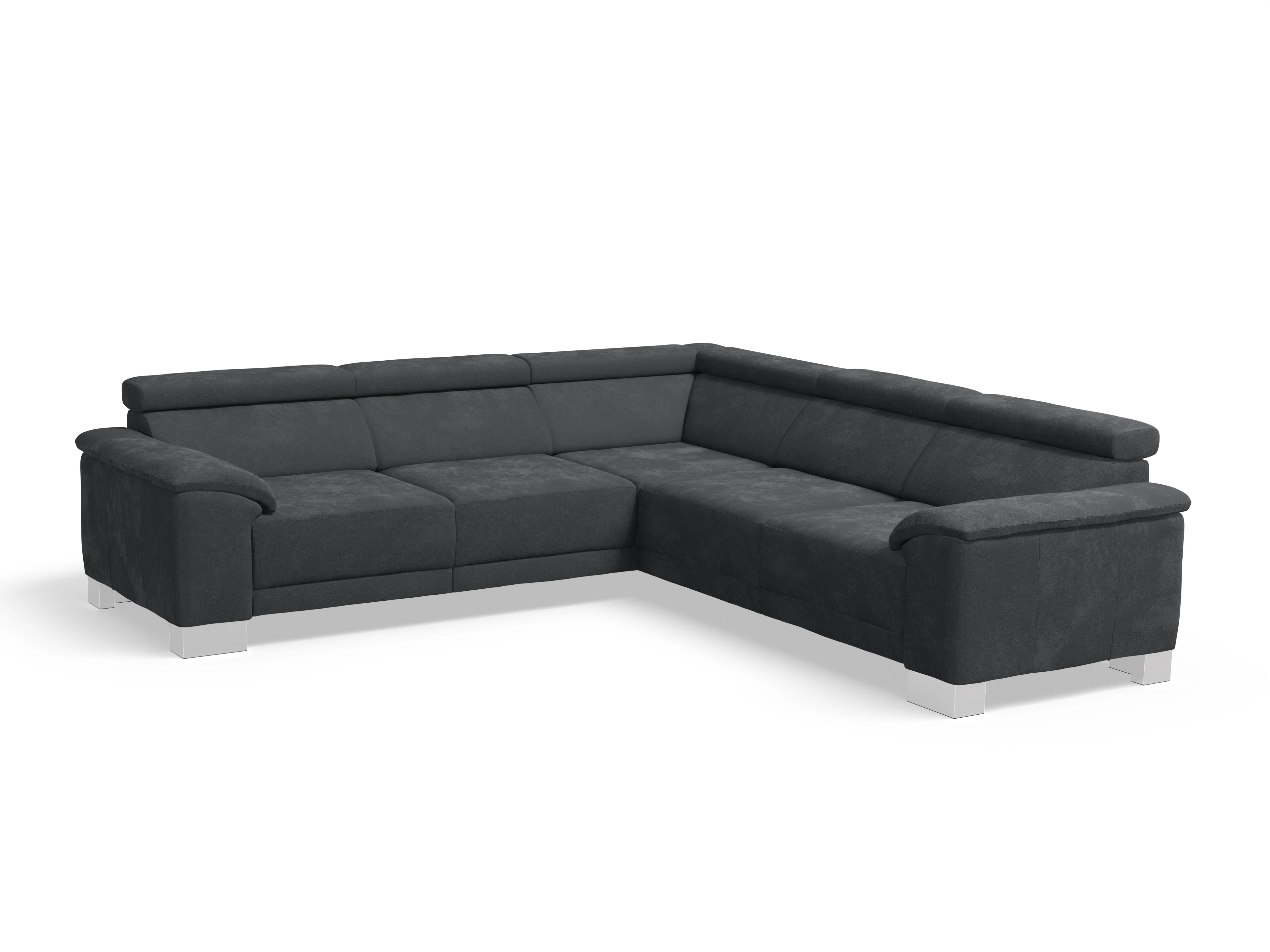 Ansicht des Produktes Antonio Ecksofa gleichschenklig in Stoff Braun