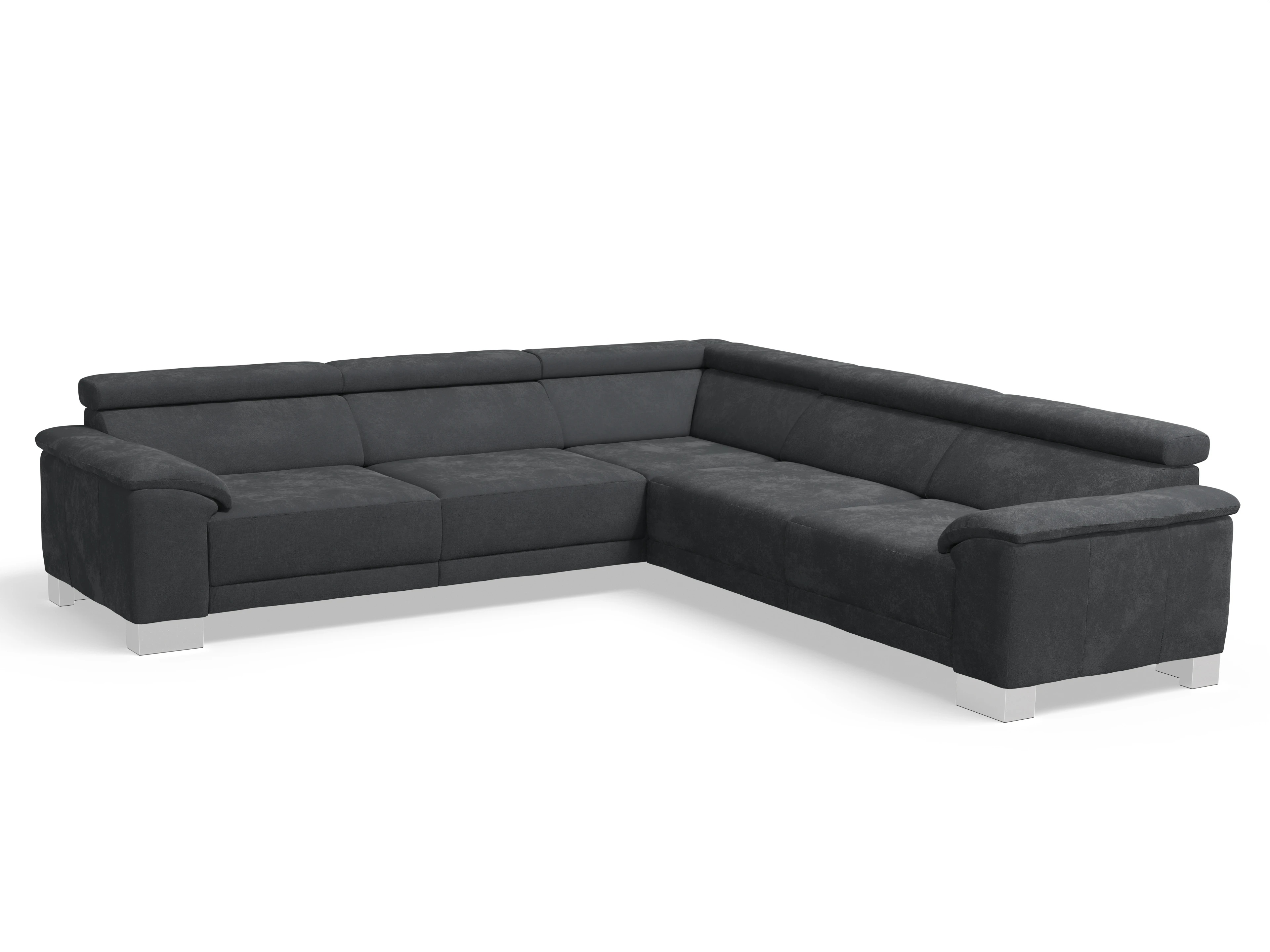 Ansicht des Produktes Antonio Ecksofa gleichschenklig in Stoff Braun
