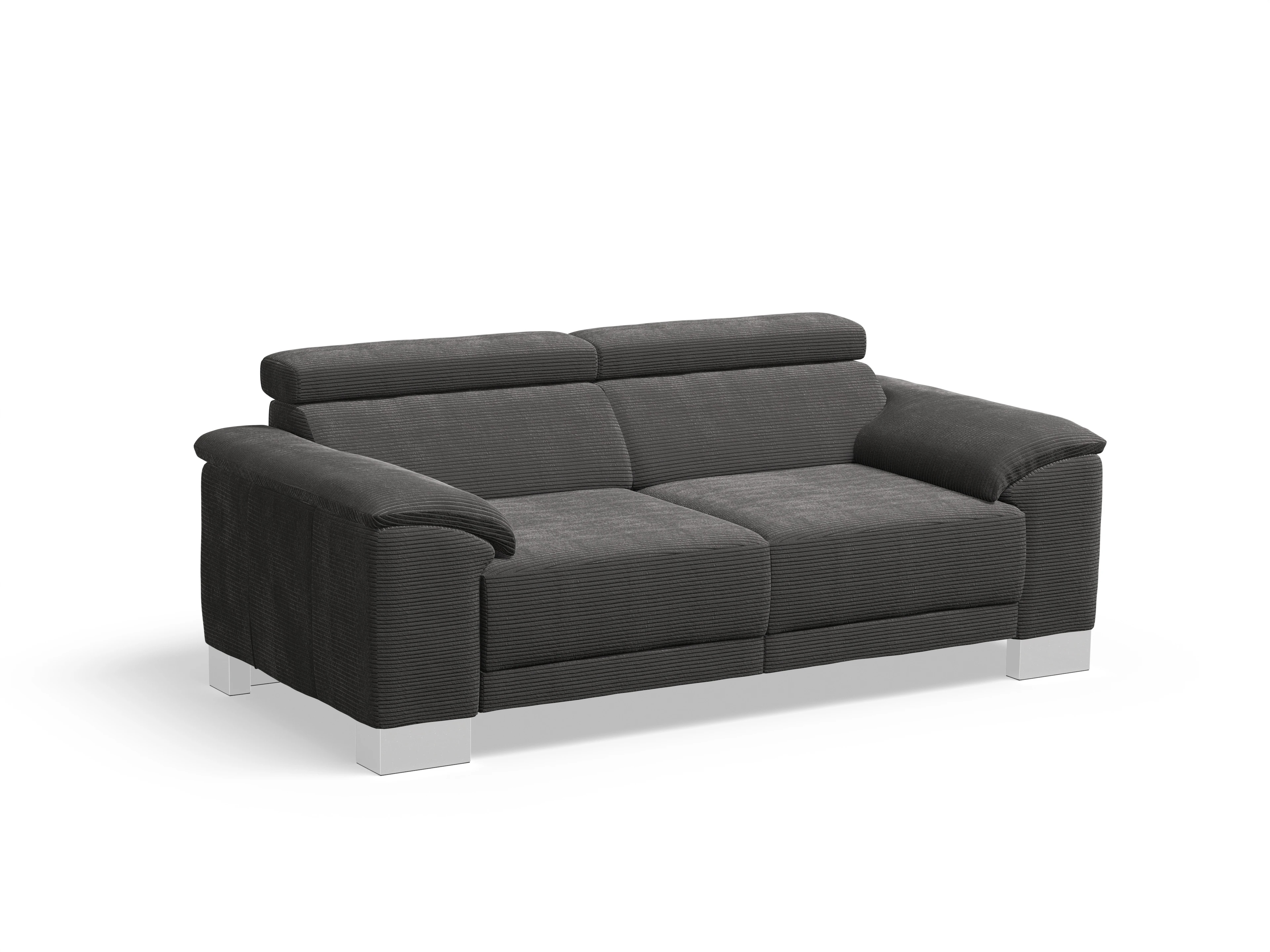 Ansicht des Produktes Antonio 2-Sitzer Sofa in Stoff Grau