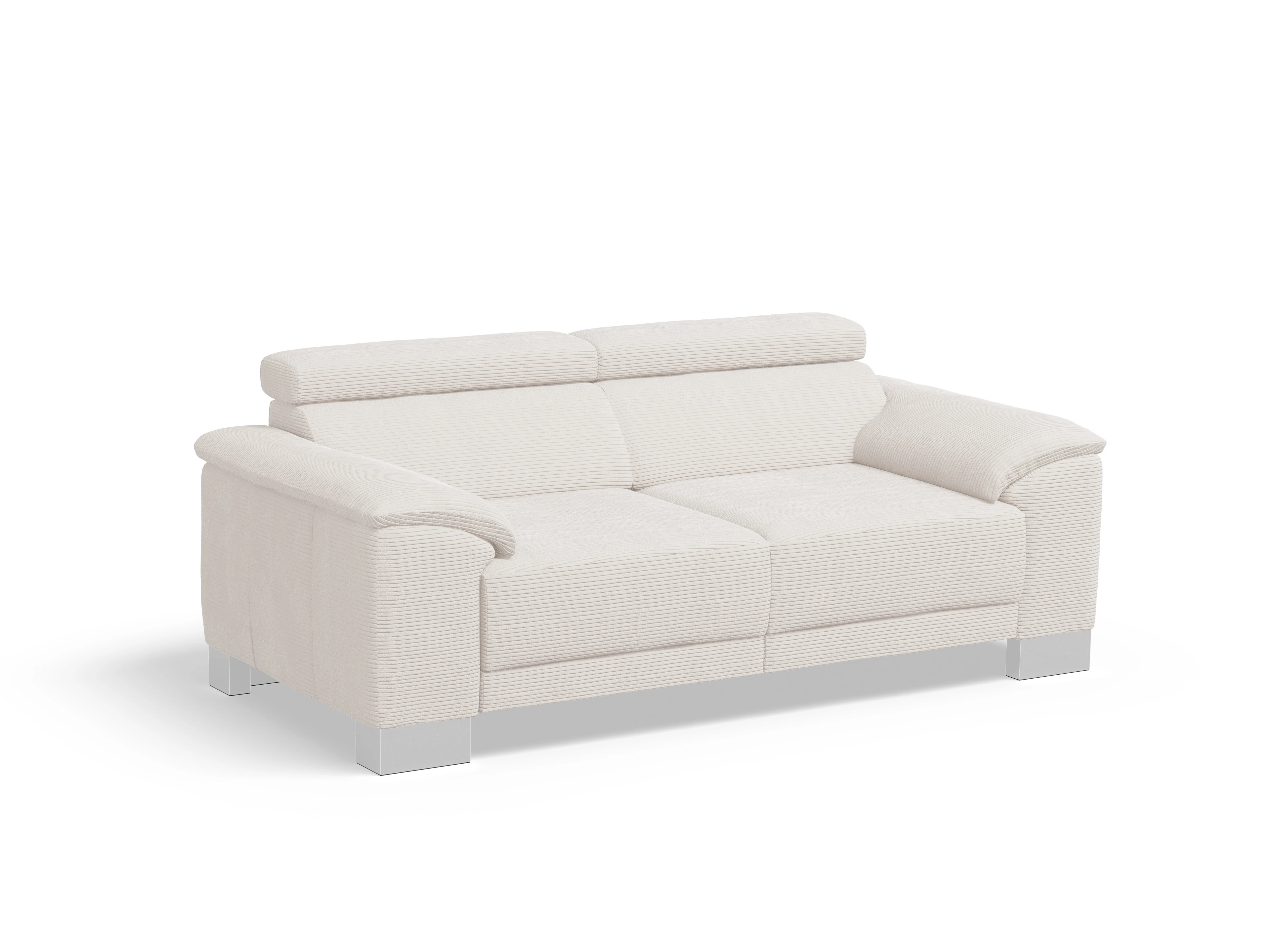Ansicht des Produktes Antonio 2-Sitzer Sofa in Stoff Weiss