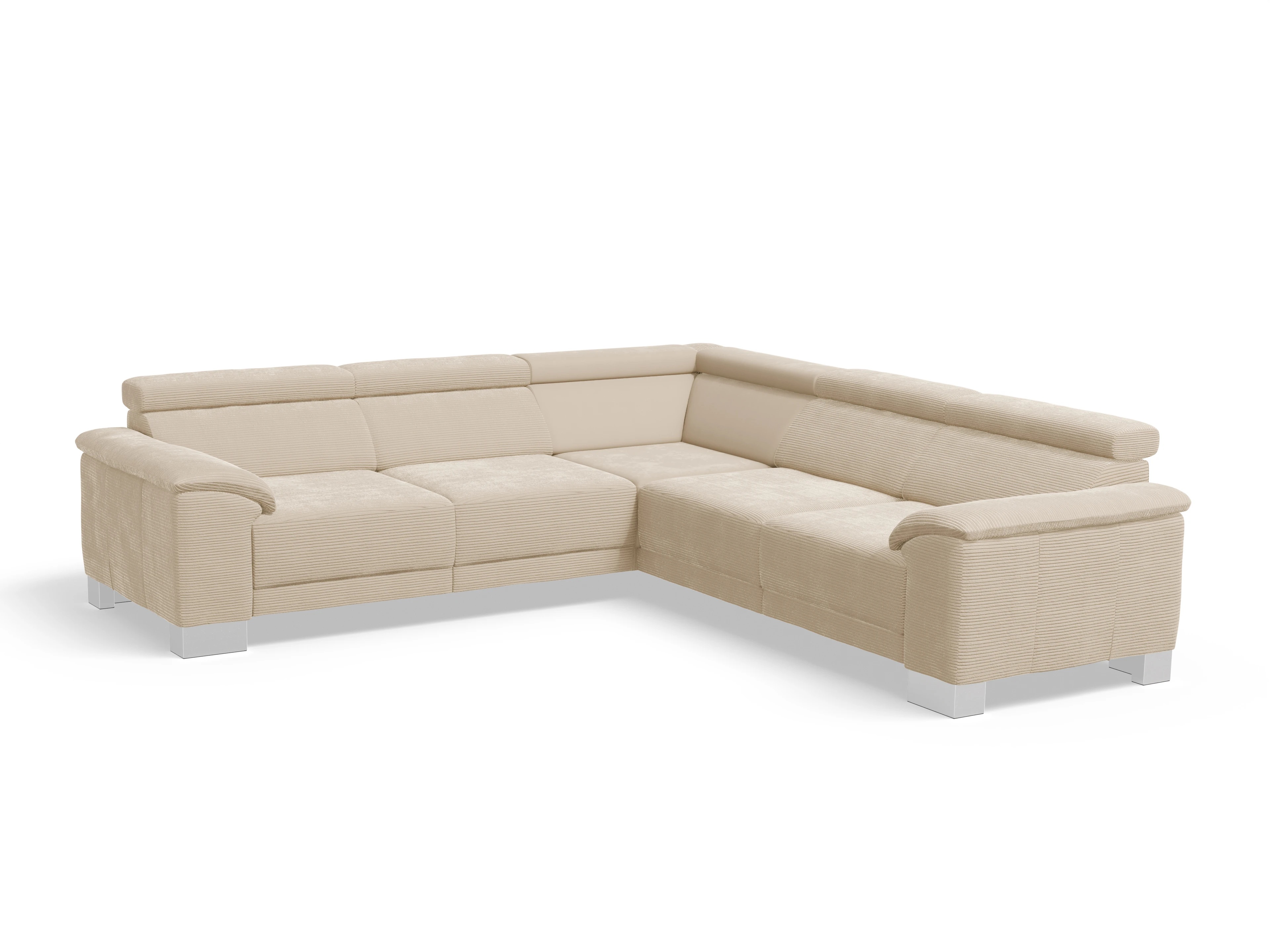 Ansicht des Produktes Antonio Ecksofa gleichschenklig in Stoff Beige