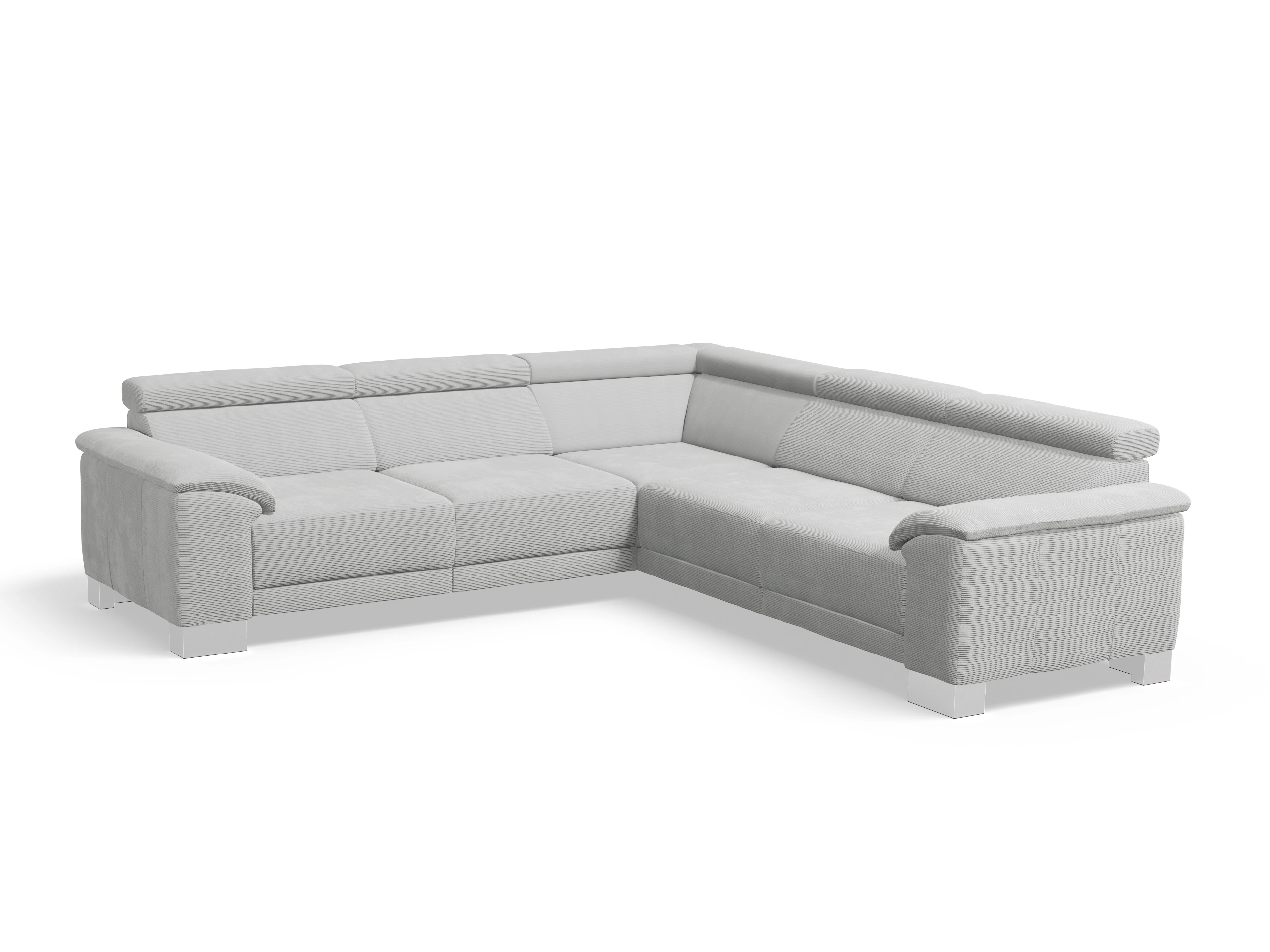 Ansicht des Produktes Antonio Ecksofa gleichschenklig in Stoff Grau
