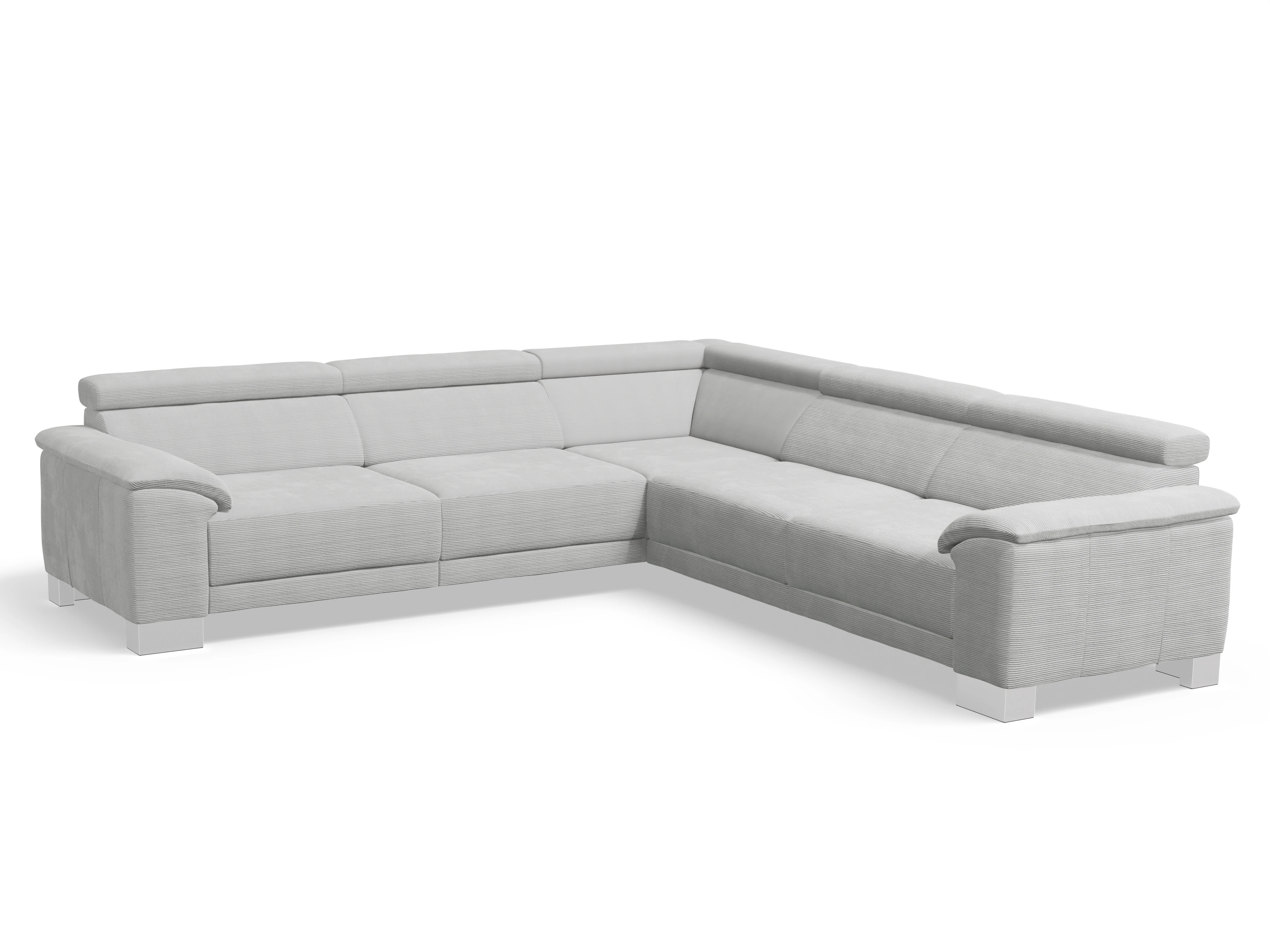 Ansicht des Produktes Antonio Ecksofa gleichschenklig in Stoff Grau