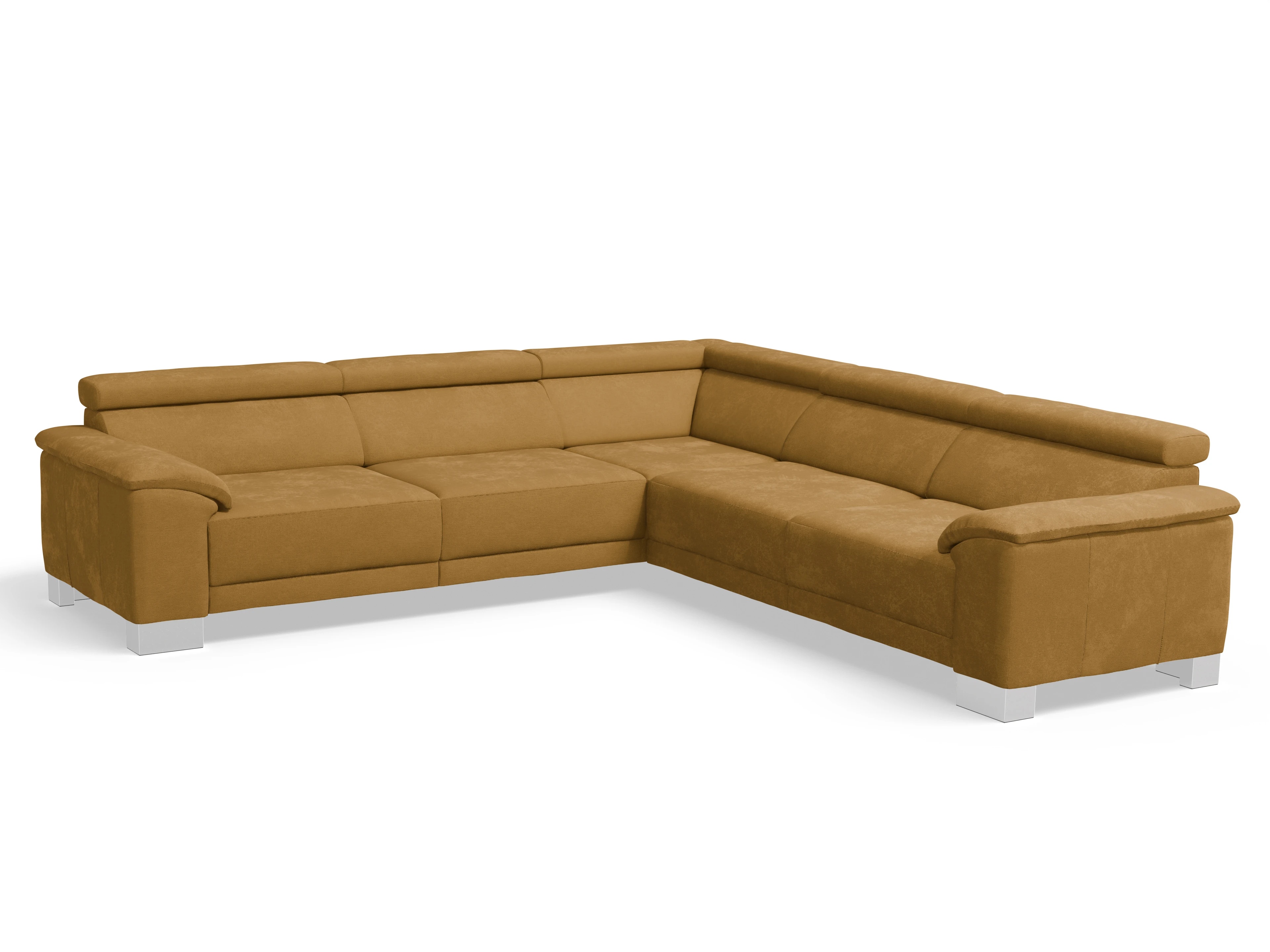 Ansicht des Produktes Antonio Ecksofa gleichschenklig in Stoff Braun
