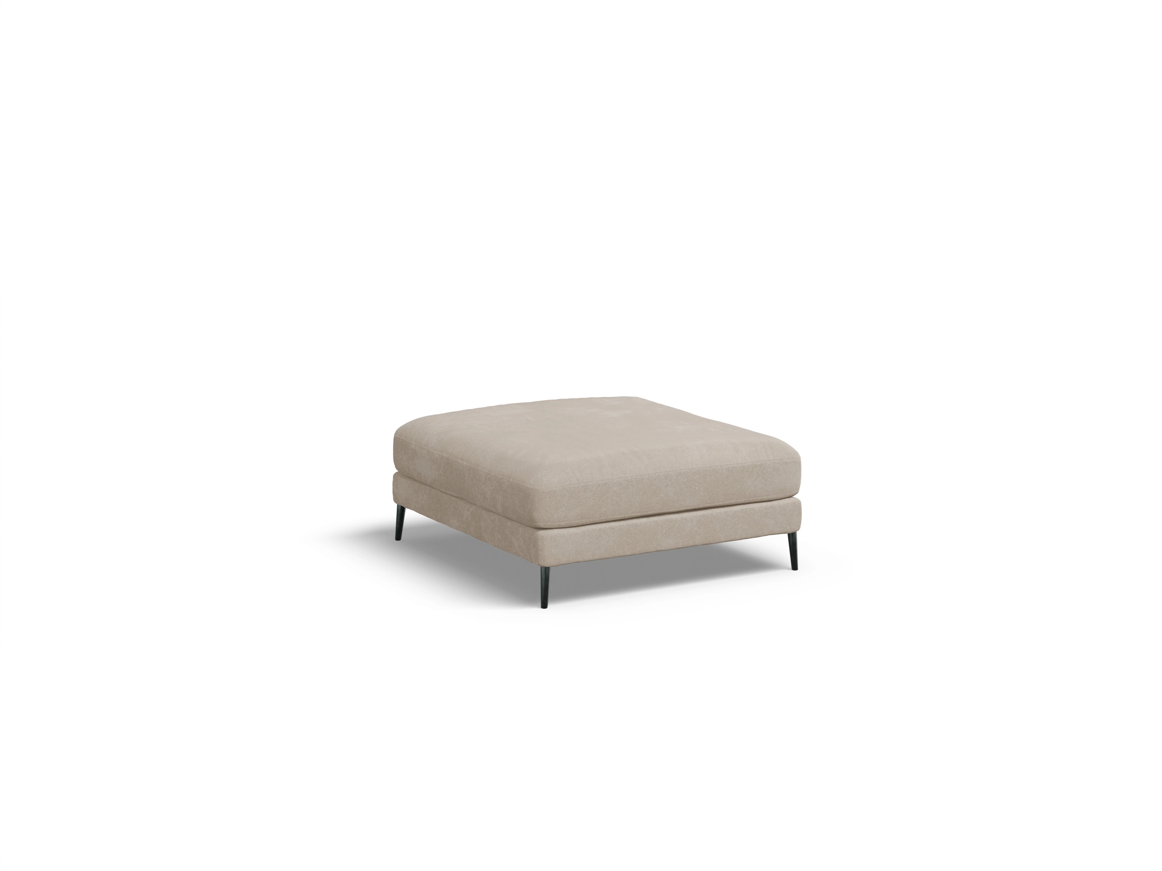 Urbana SE Hocker Medium 100x100cm Ansicht des Produktes Urbana Hocker in Stoff Beige