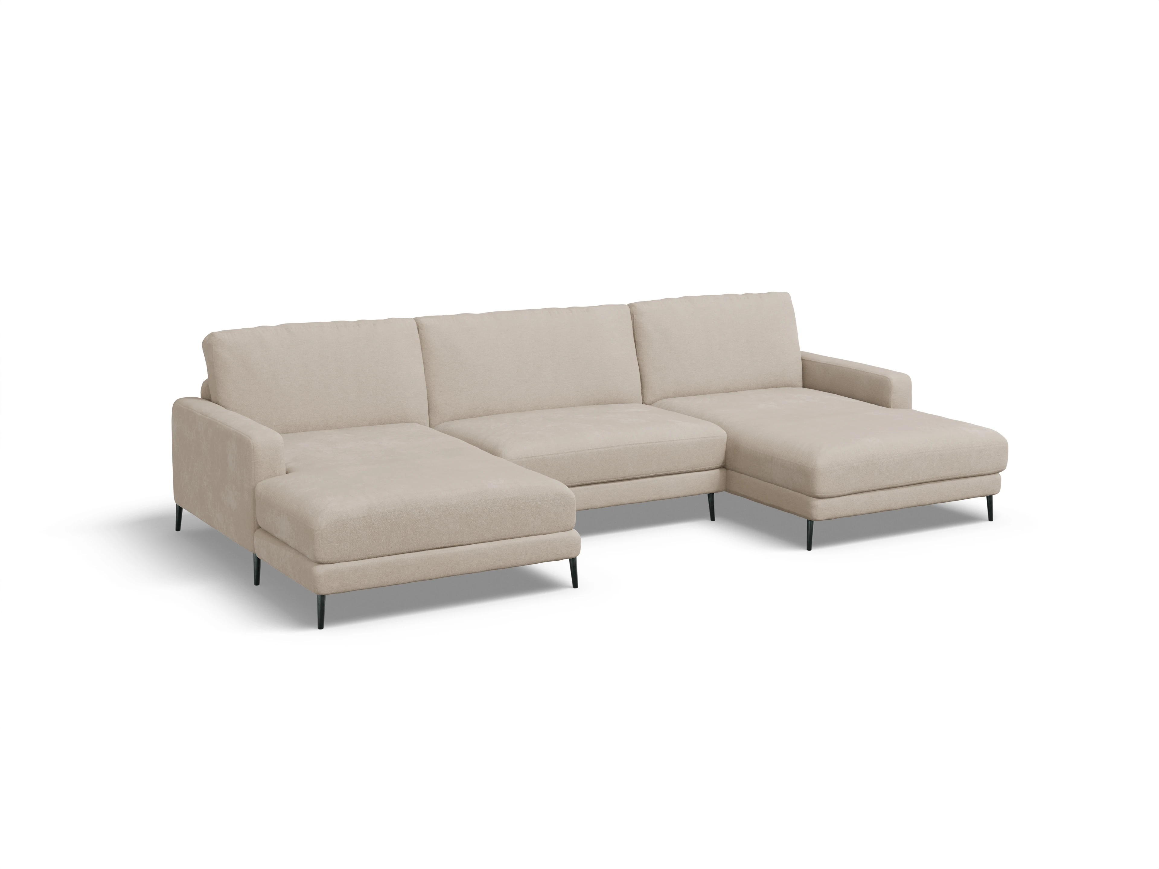 Ansicht des Produktes Urbana Wohnlandschaft offen beidseitig in Stoff Beige