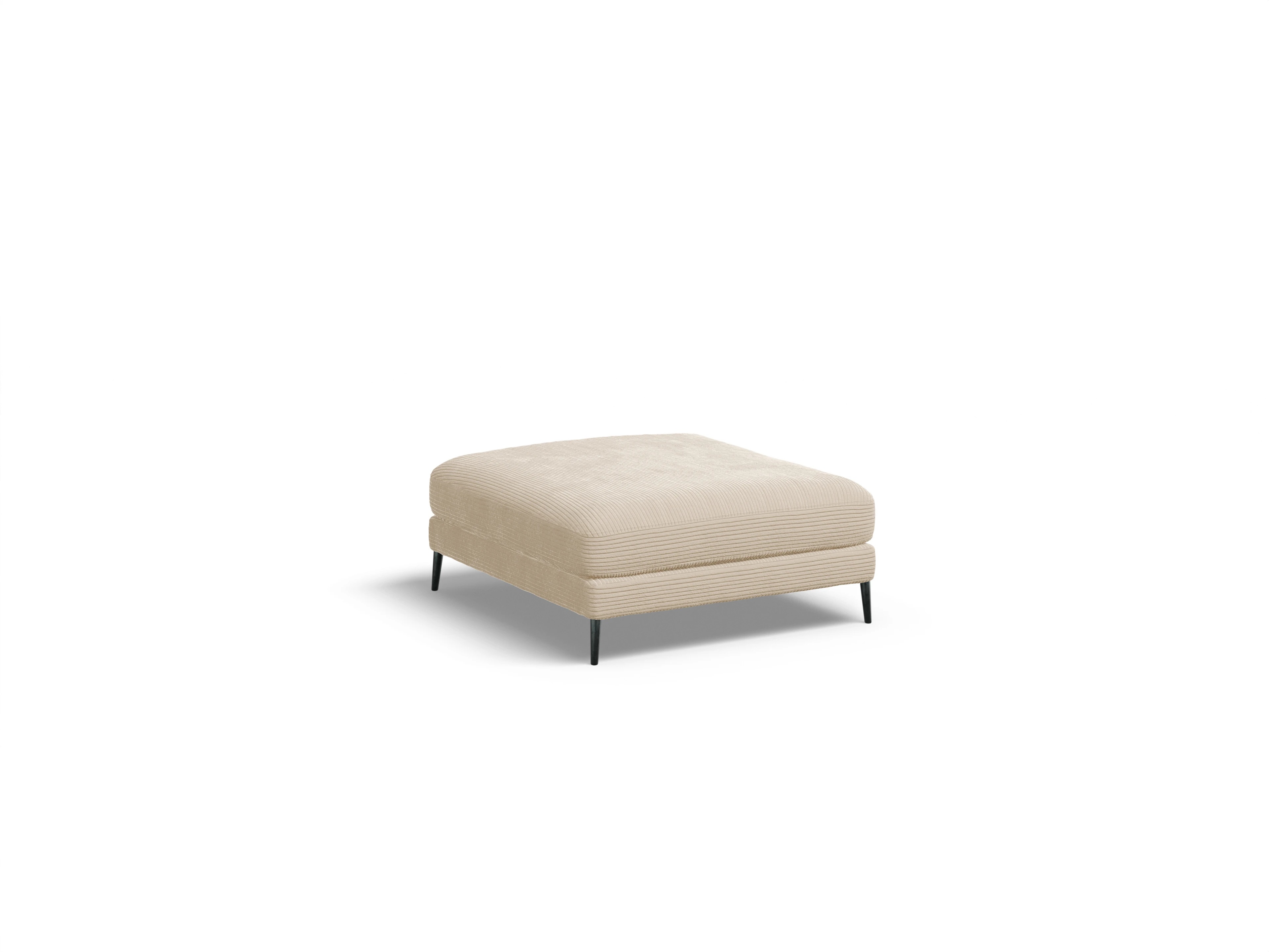 Urbana SE Hocker Medium 100x100cm Ansicht des Produktes Urbana Hocker in Stoff Beige