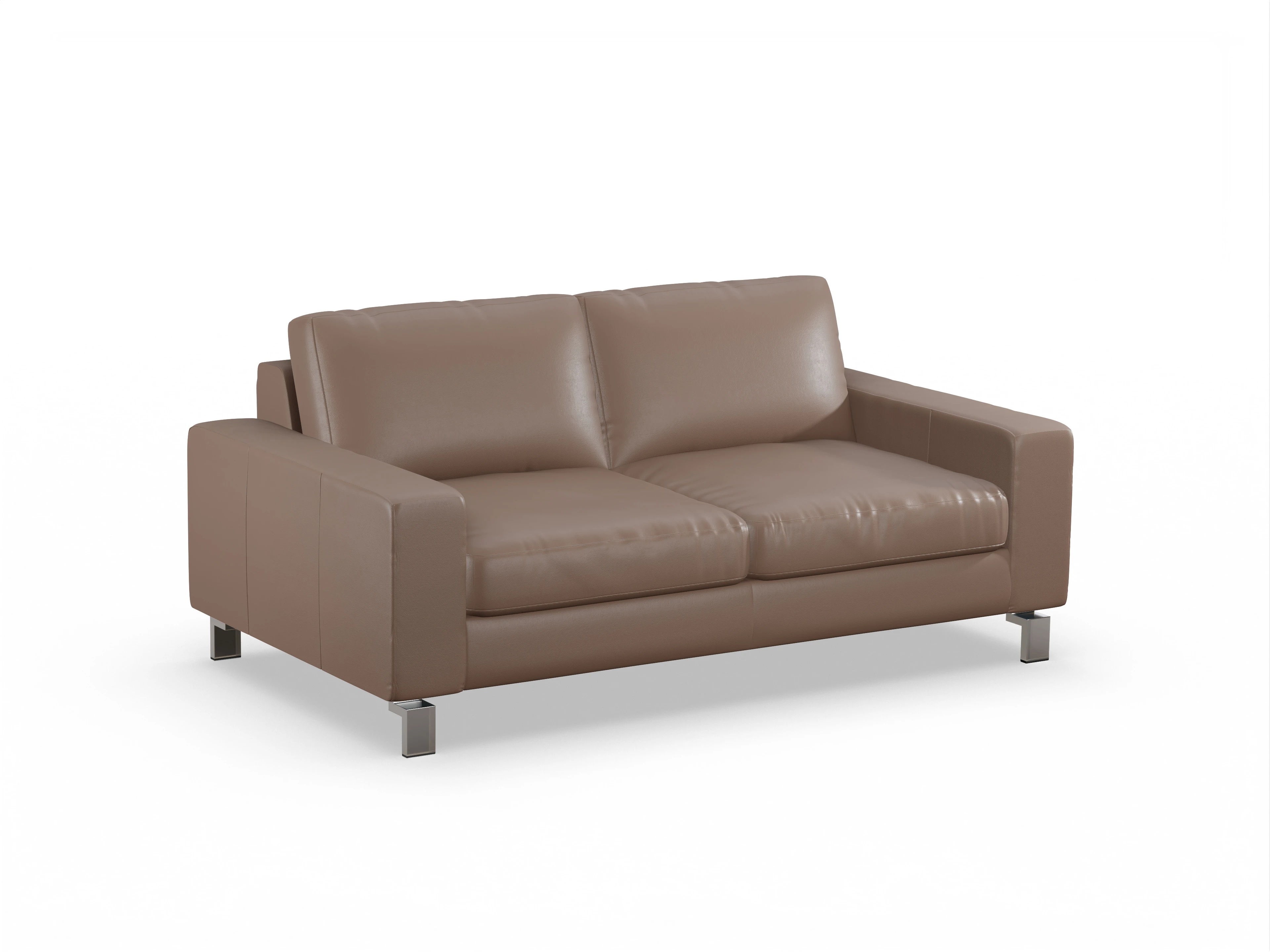Ansicht des Produktes Indiana 2-Sitzer Sofa in Leder Braun