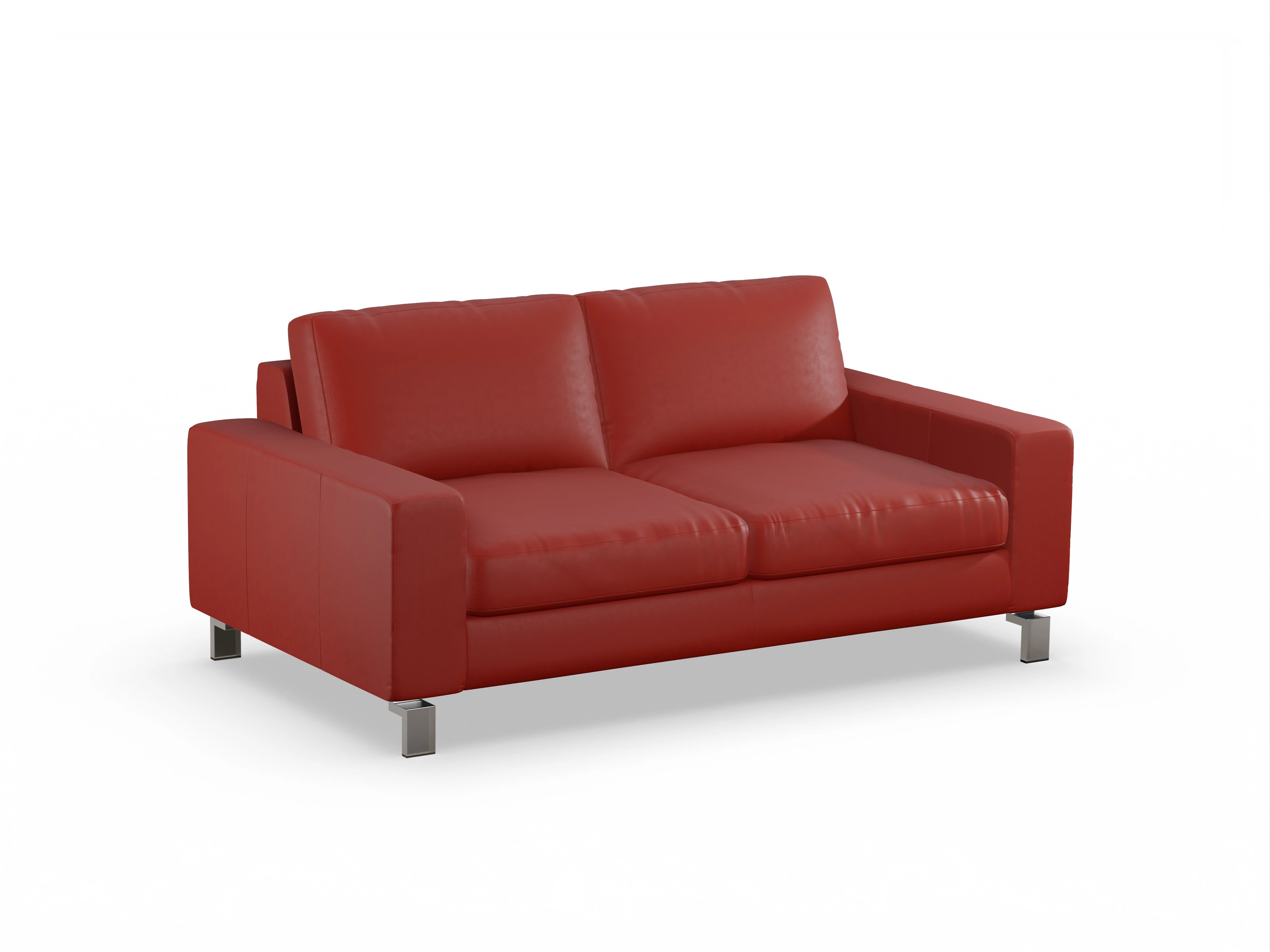 Ansicht des Produktes Indiana 2-Sitzer Sofa in Leder Rot